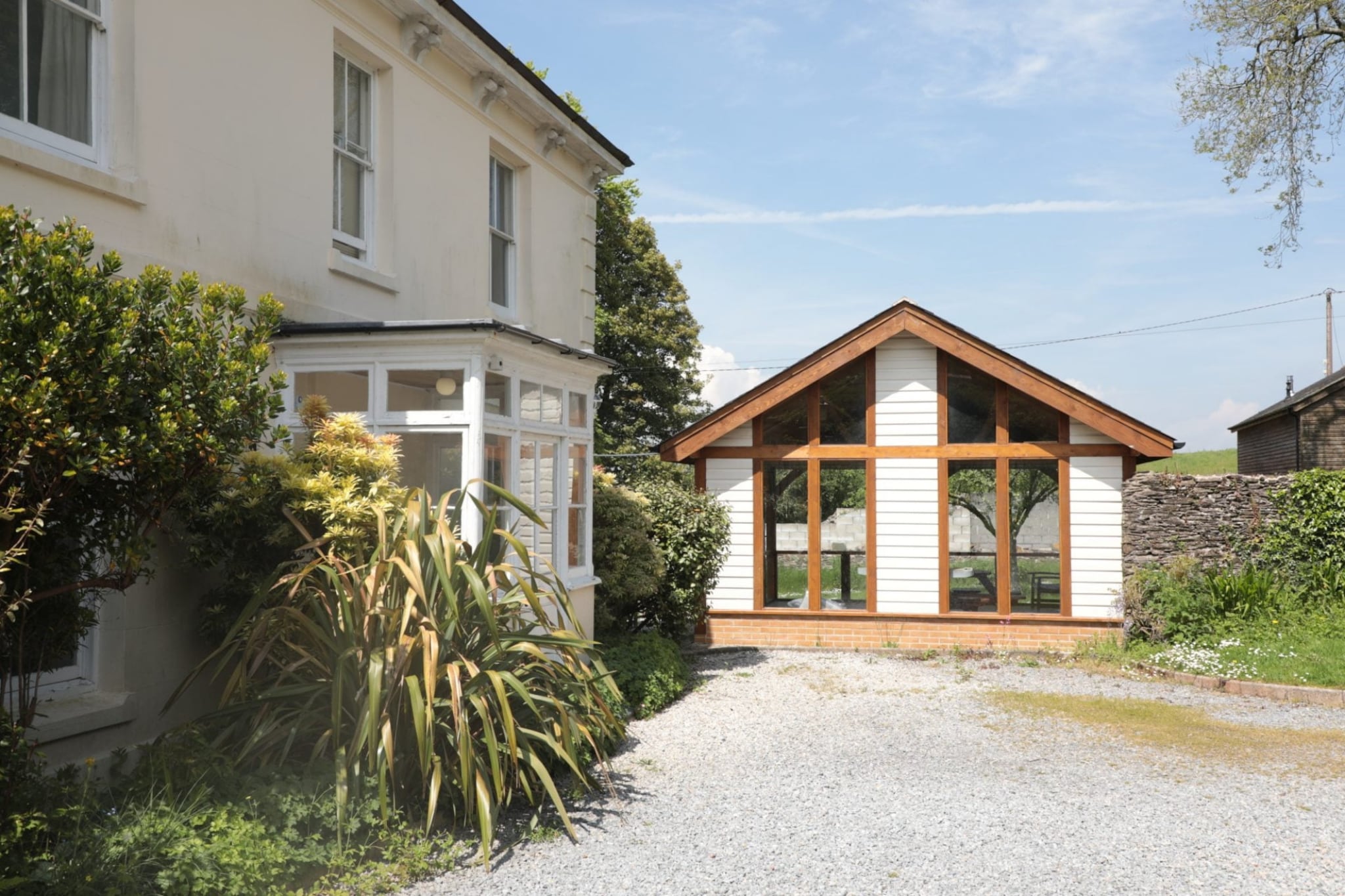 Buckland House-Buitenkant zomer