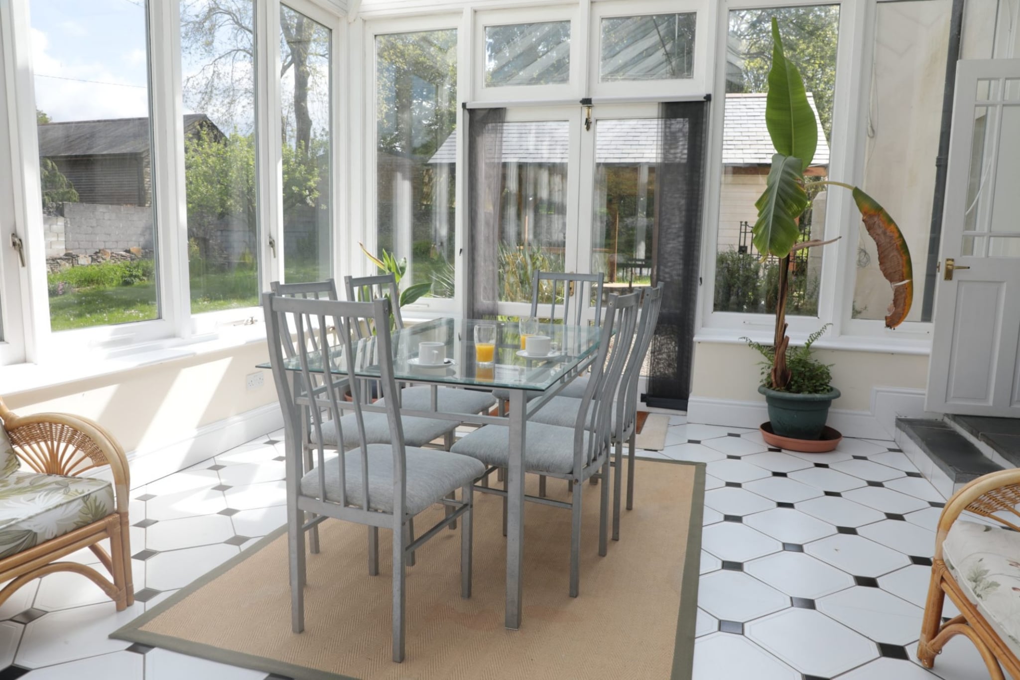 Buckland House-Terrasbalkon