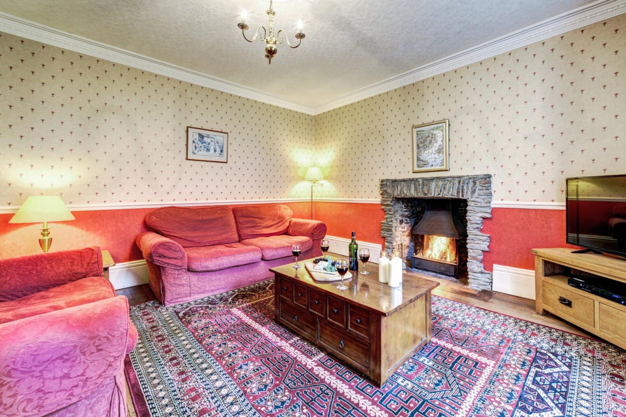 Buckland House-Woonkamer