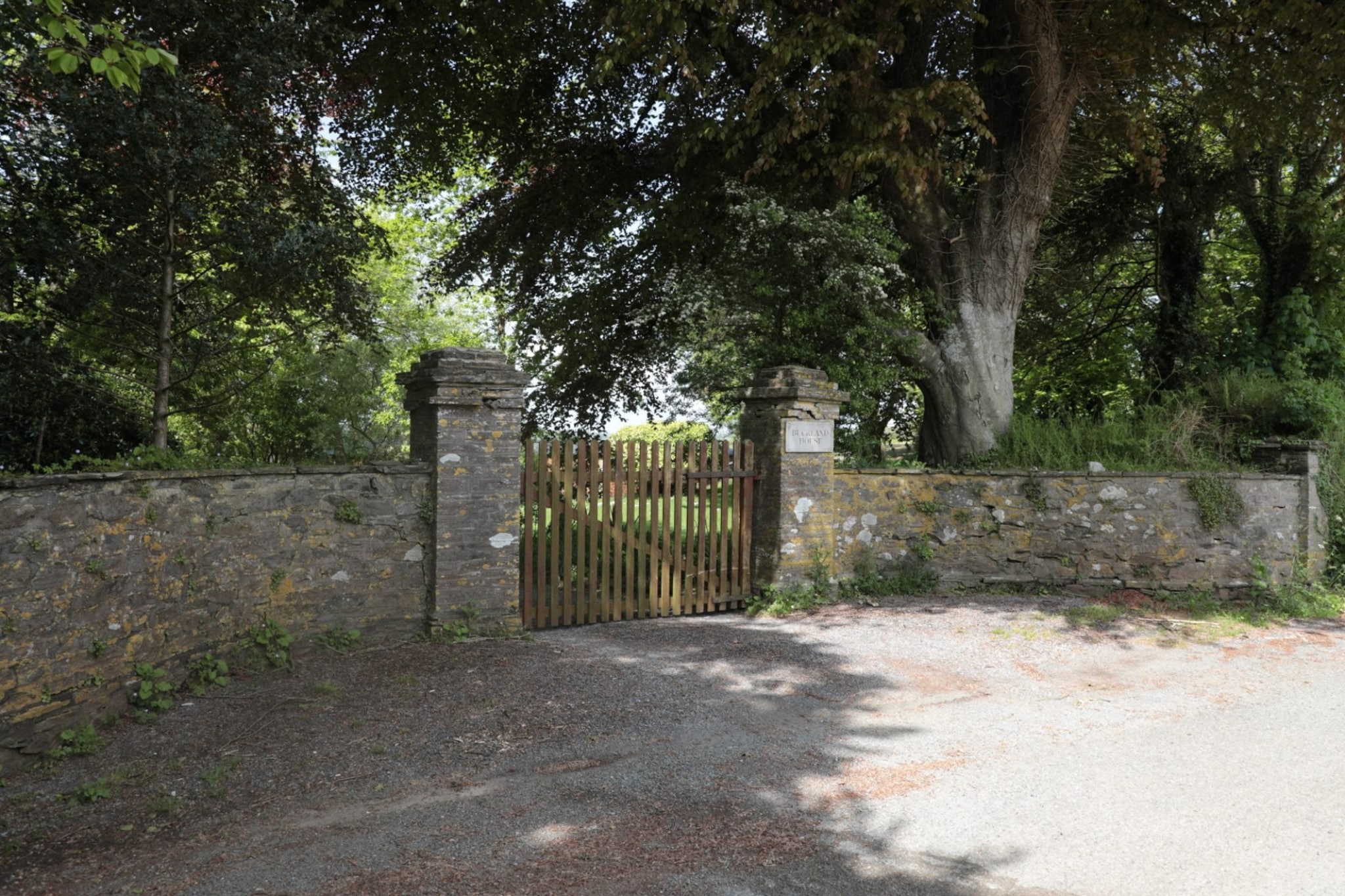 Buckland House-Tuinen zomer