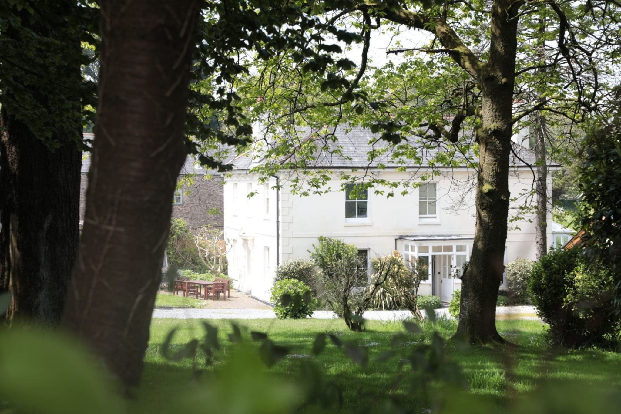 Buckland House-Tuinen zomer