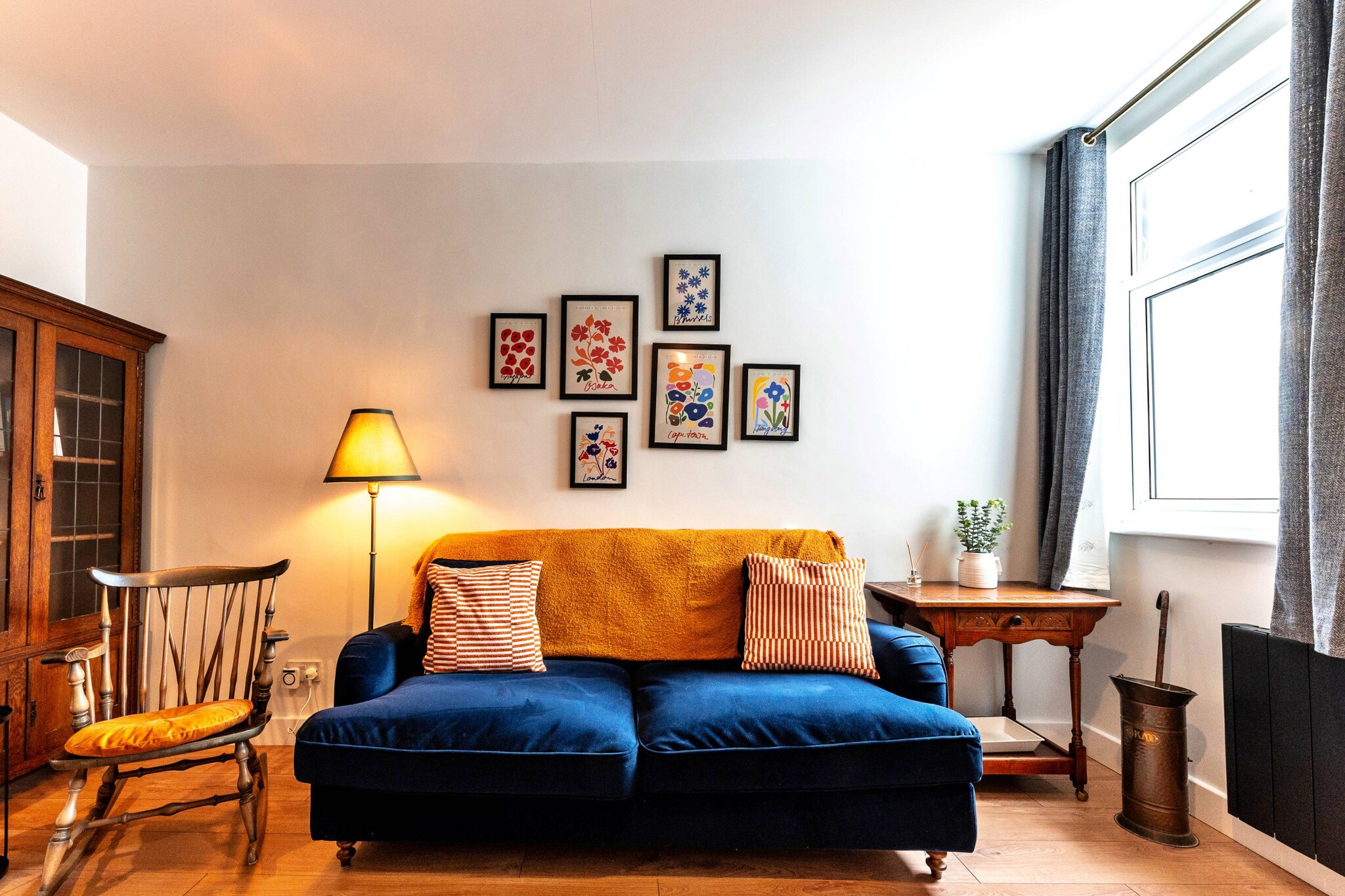 Sheila's Cottage-Woonkamer