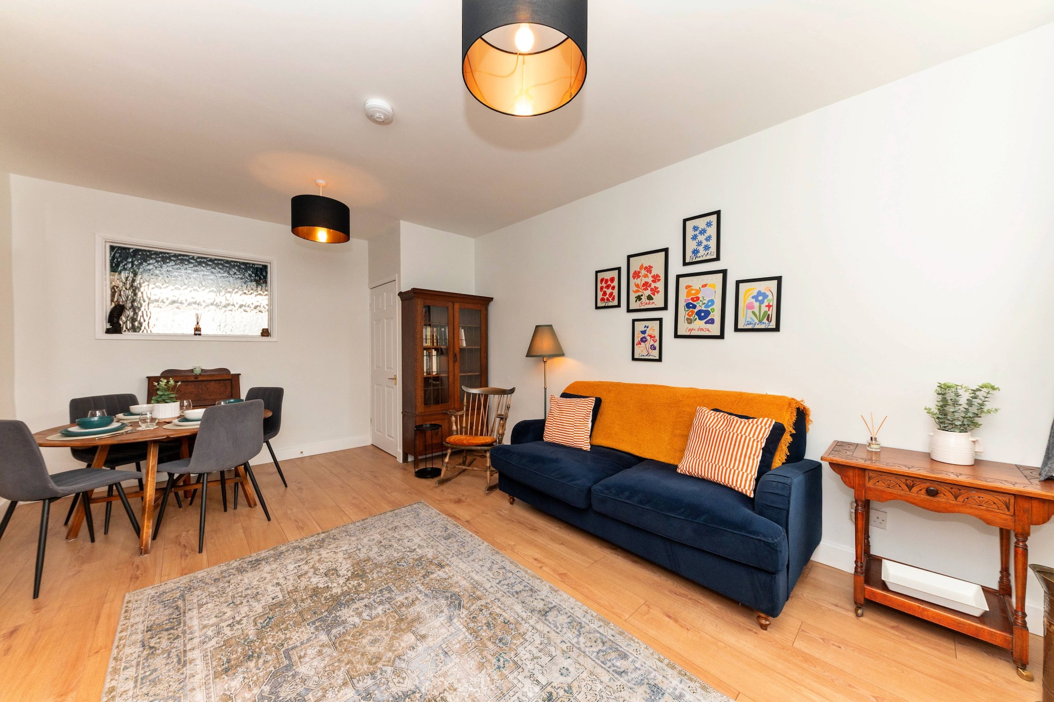 Sheila's Cottage-Woonkamer