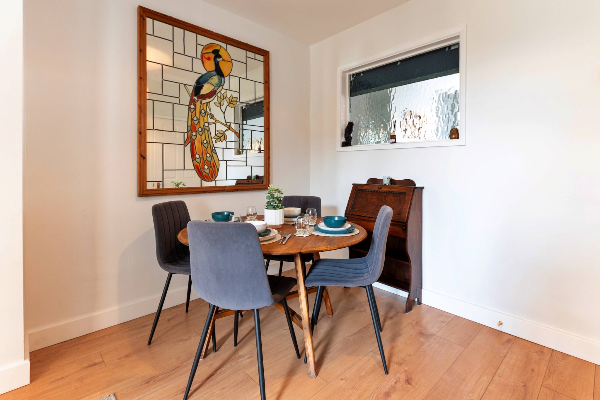Sheila's Cottage-Woonkamer