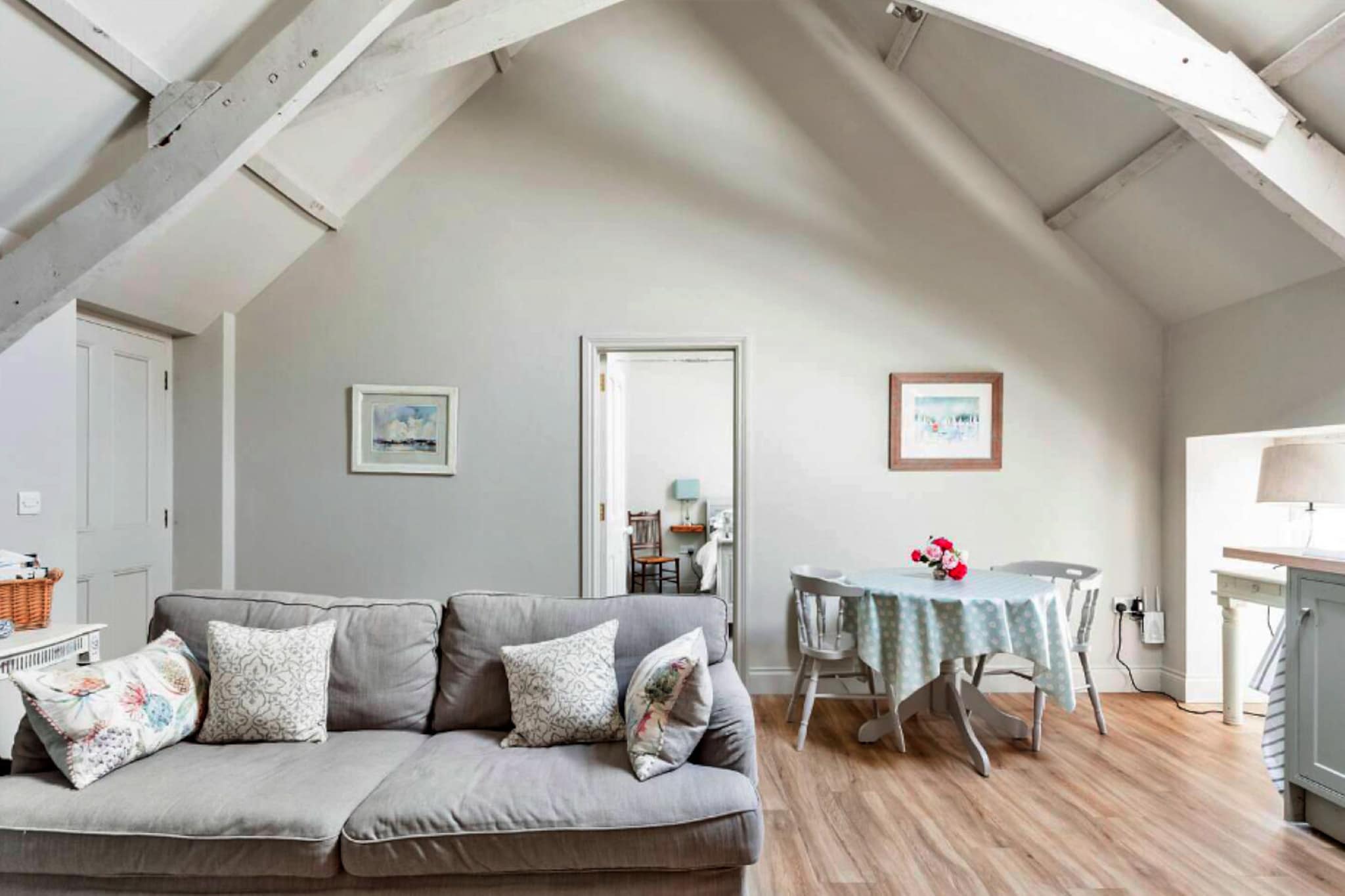 The Hayloft at Yealmpton-Woonkamer