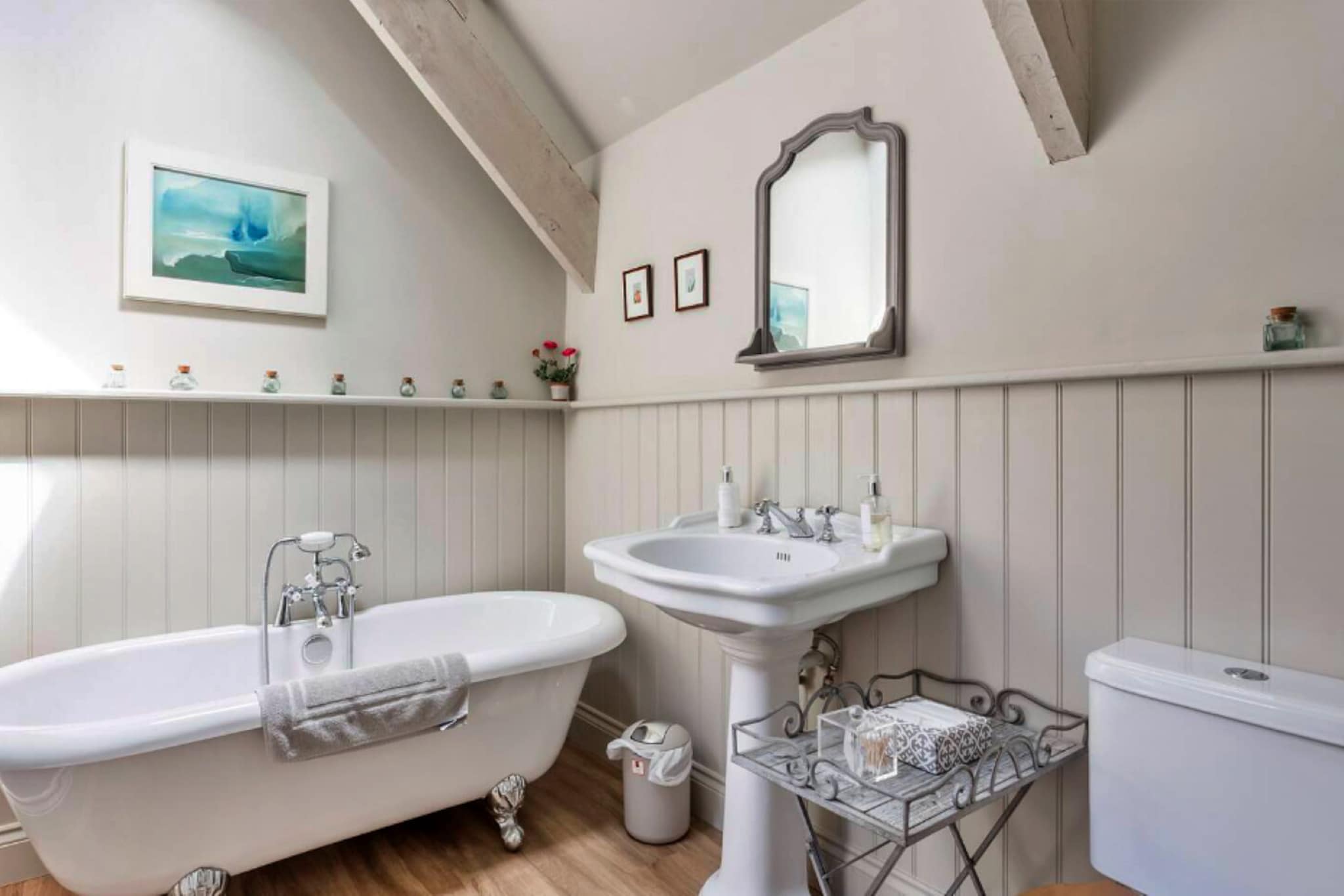 The Hayloft at Yealmpton-Badkamer