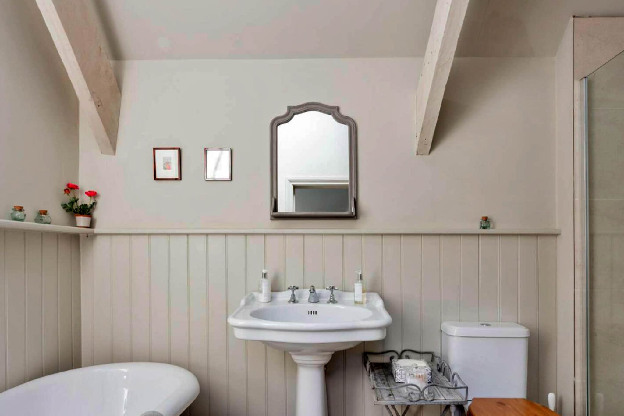 The Hayloft at Yealmpton-Badkamer