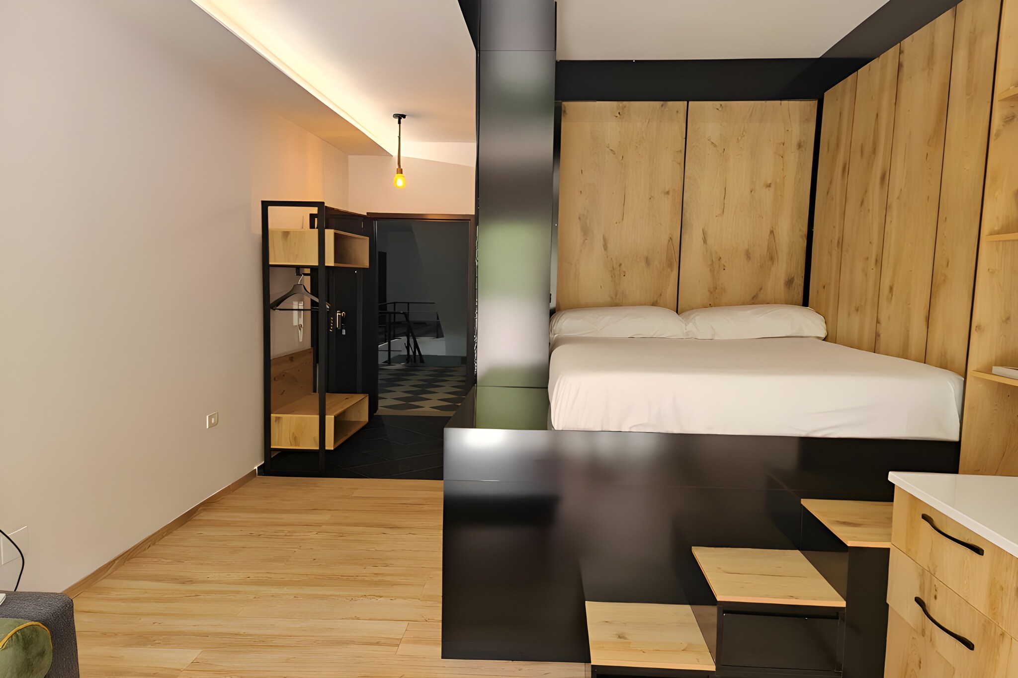 Teo Deluxe Studios - Triple Family Studio-Chambre