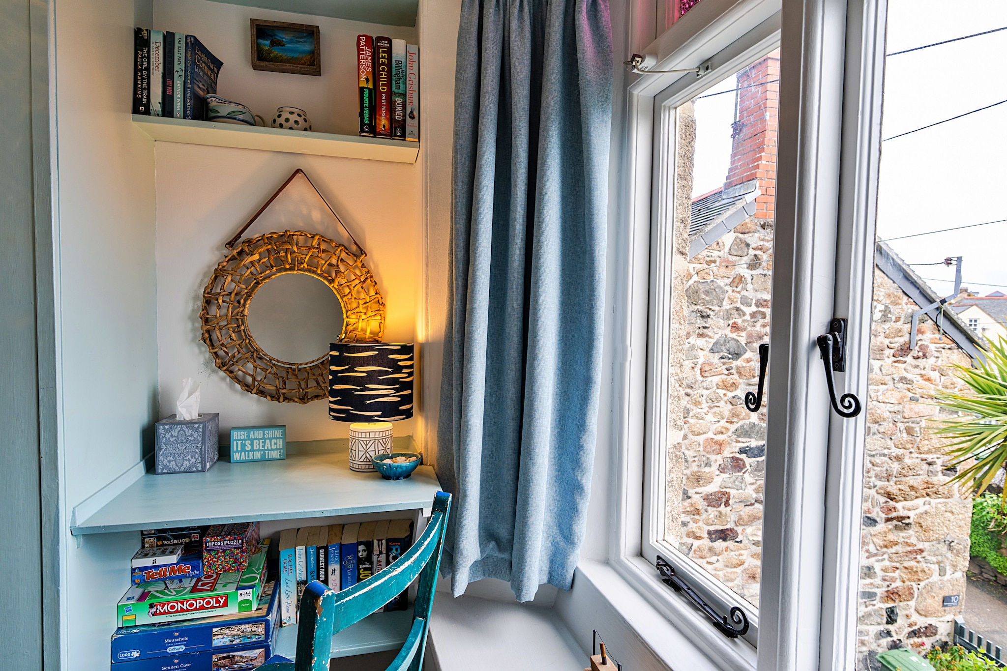 Cosy Mousehole Cottage with Sea Views-Slaapkamer