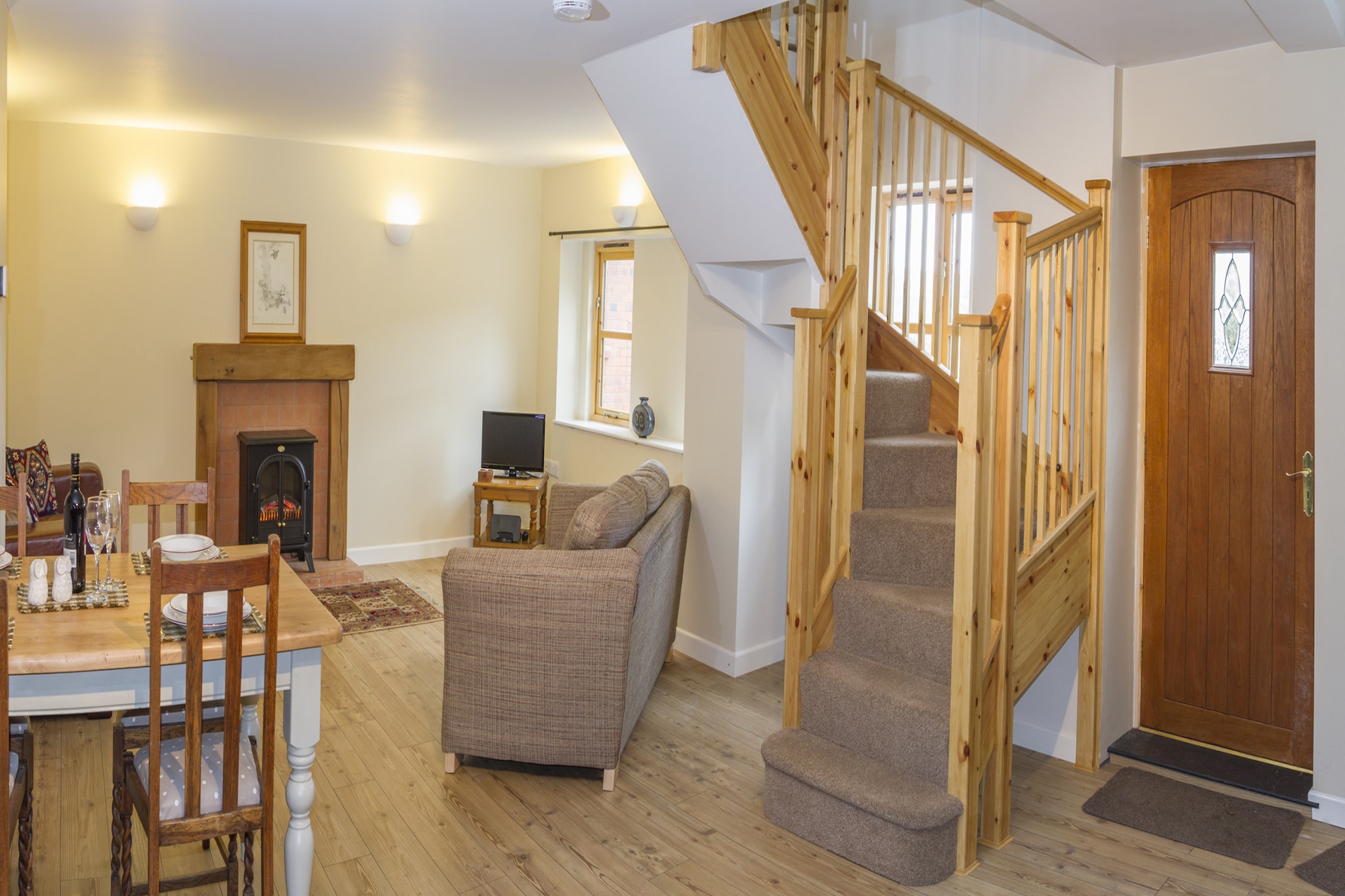 Owl Cottage-Woonkamer