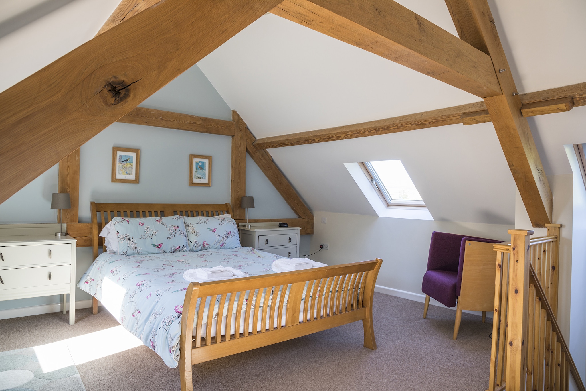 Woodpecker Cottage-Slaapkamer