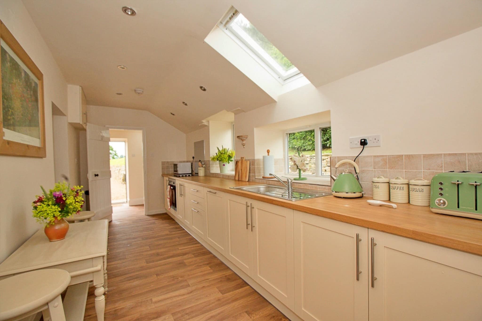 The Cottage, Shortflatt Farm-Keuken