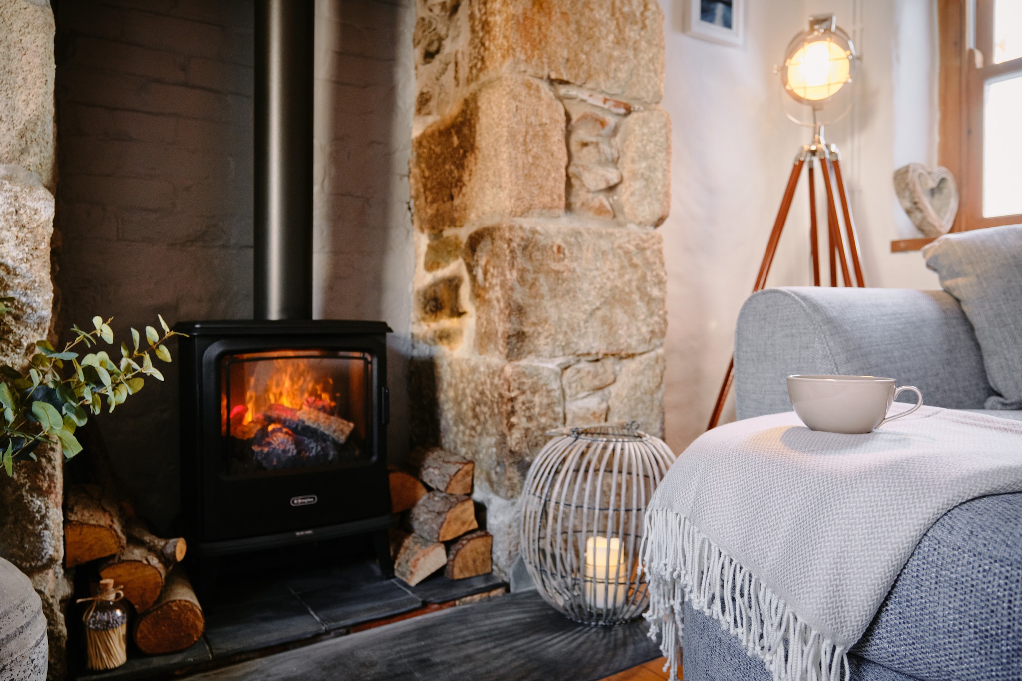 Scallop Cottage-Woonkamer