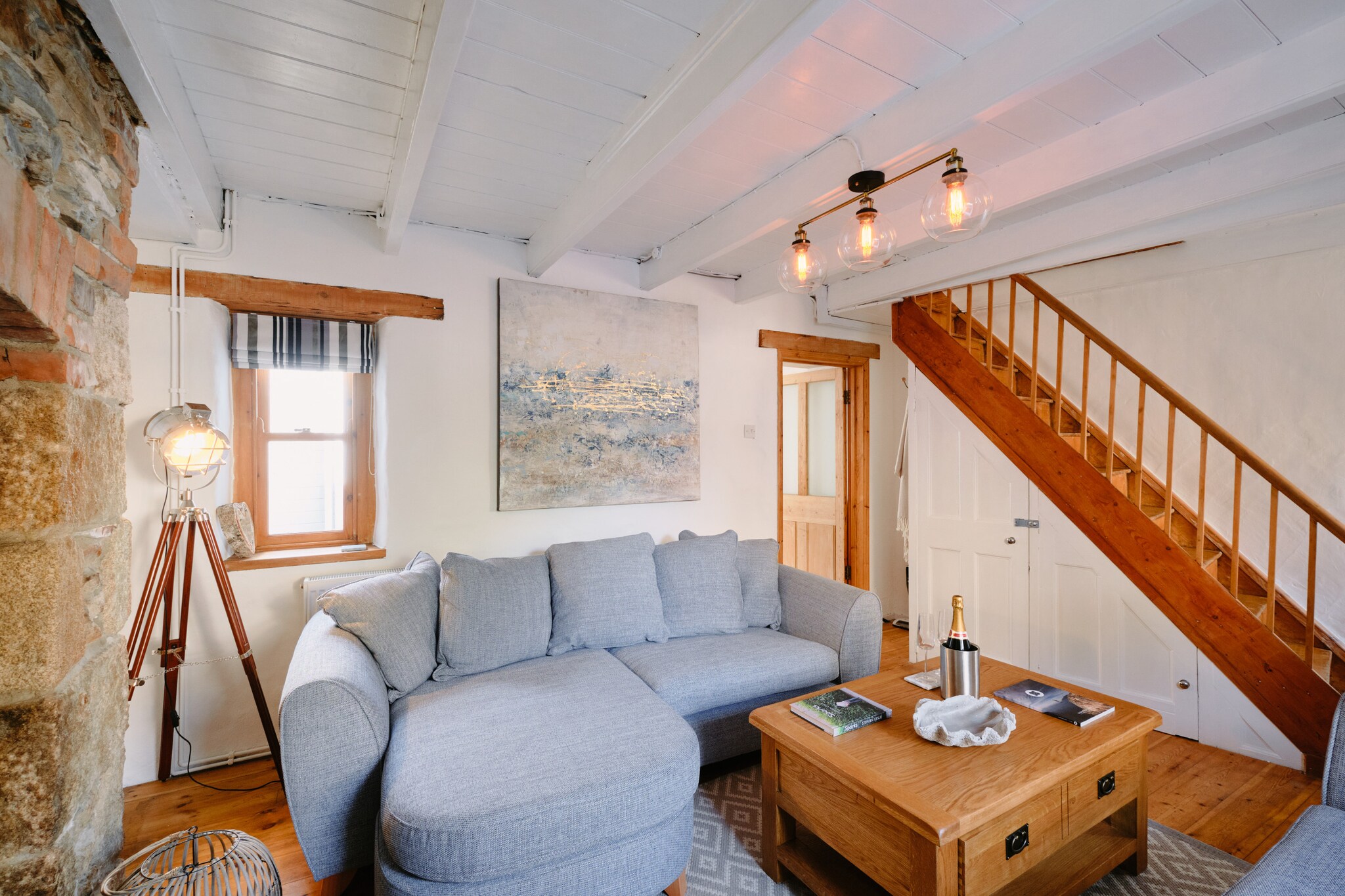 Scallop Cottage-Woonkamer