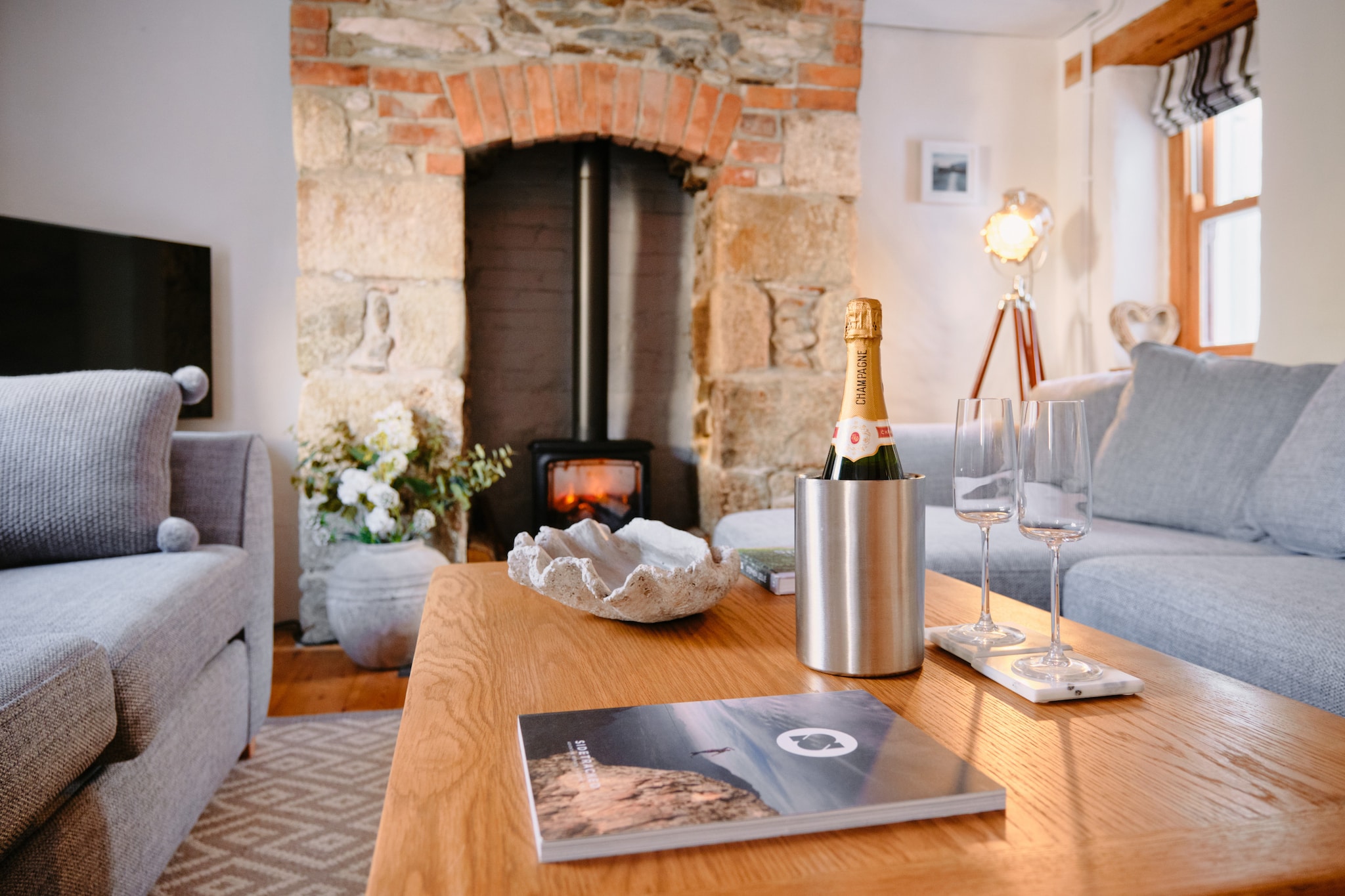 Scallop Cottage-Woonkamer