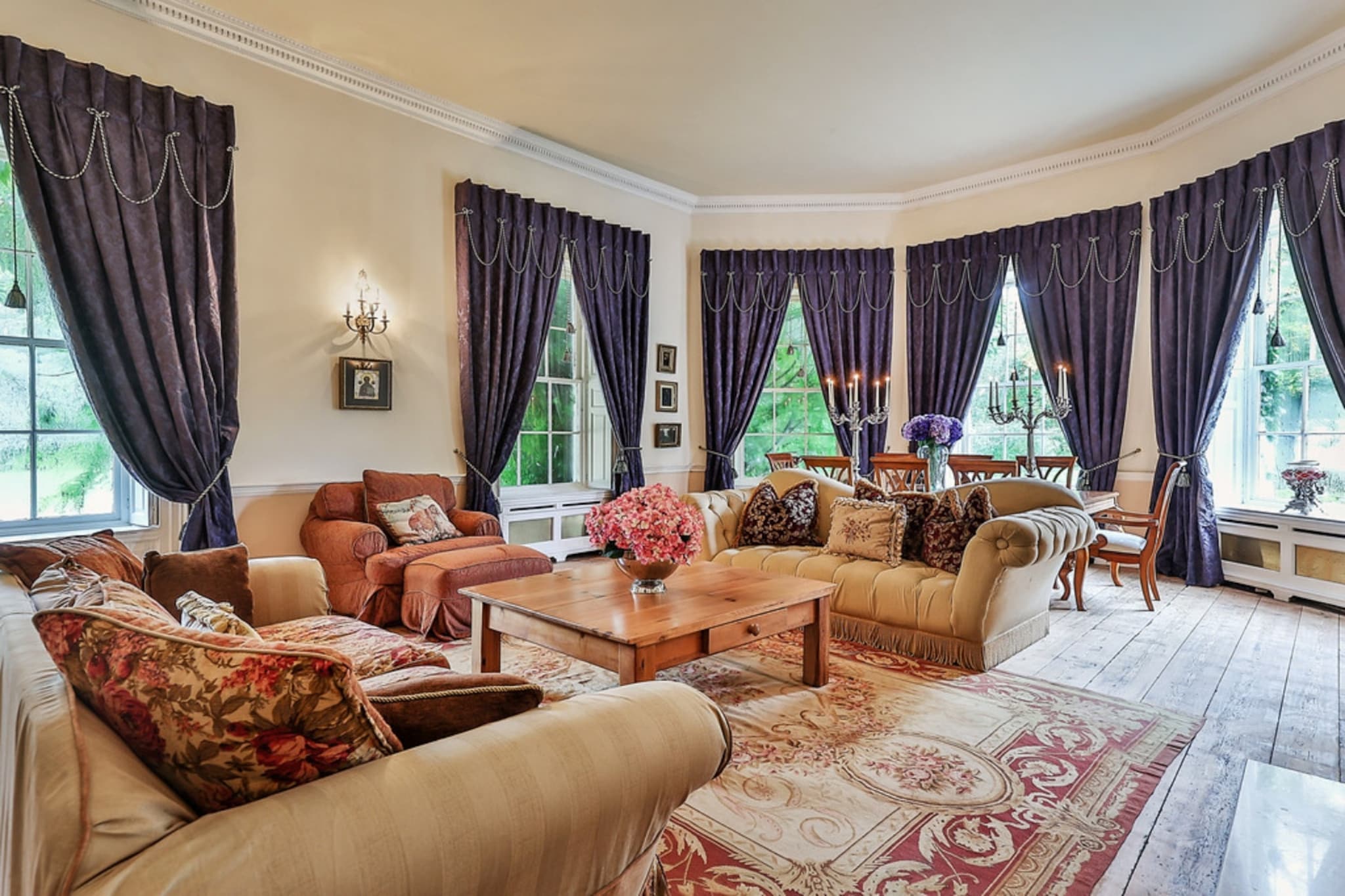 Walcot Hall-Woonkamer