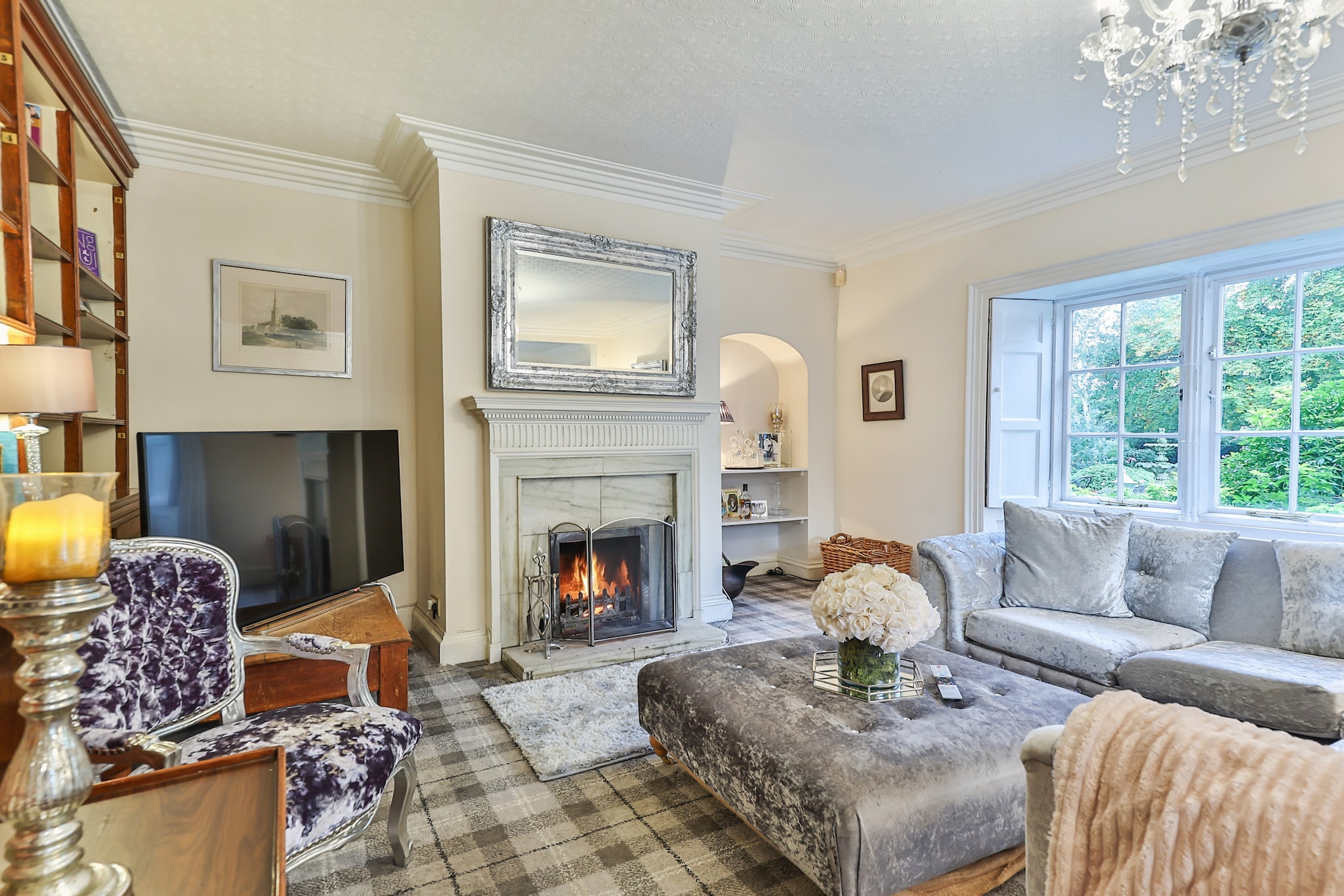 Walcot Hall-Woonkamer