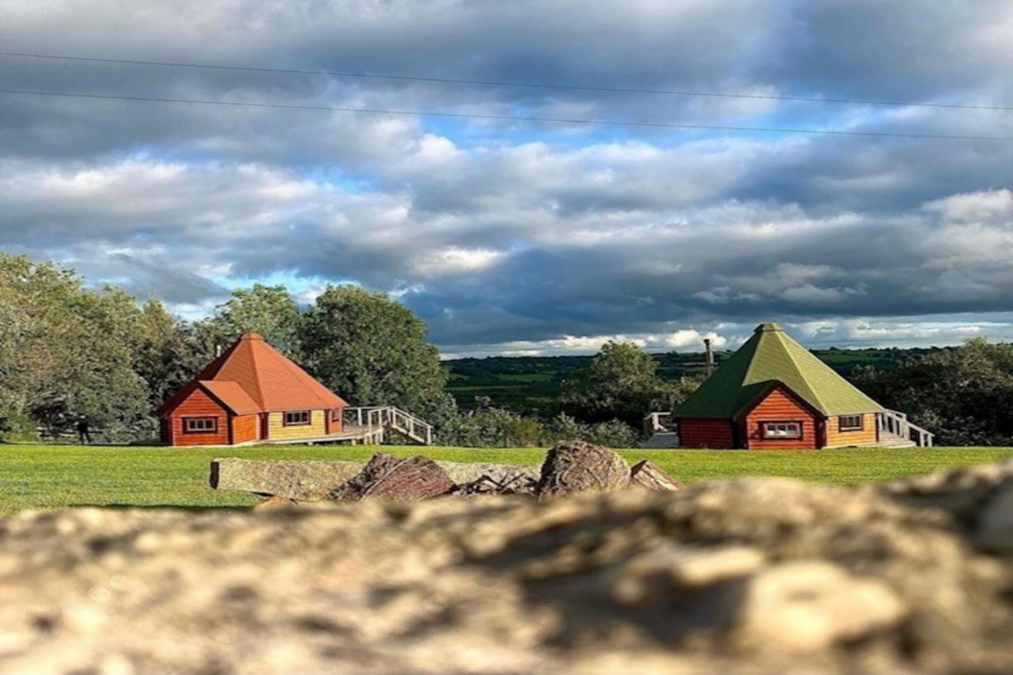 'Exmoor' Wooden Eco-Lodge-Buitenlucht