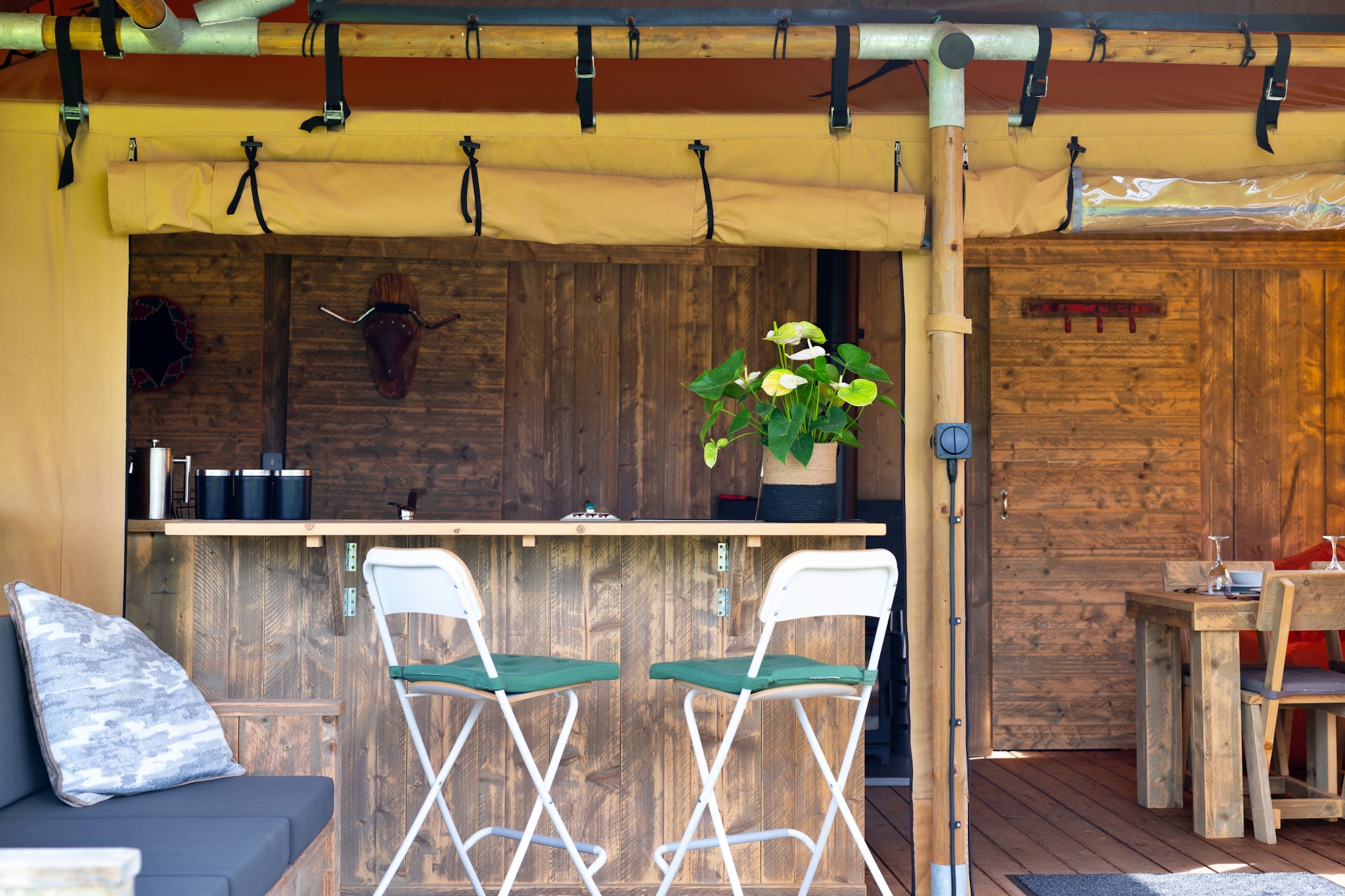 Rusty Lane, Safari Lodge-Terras