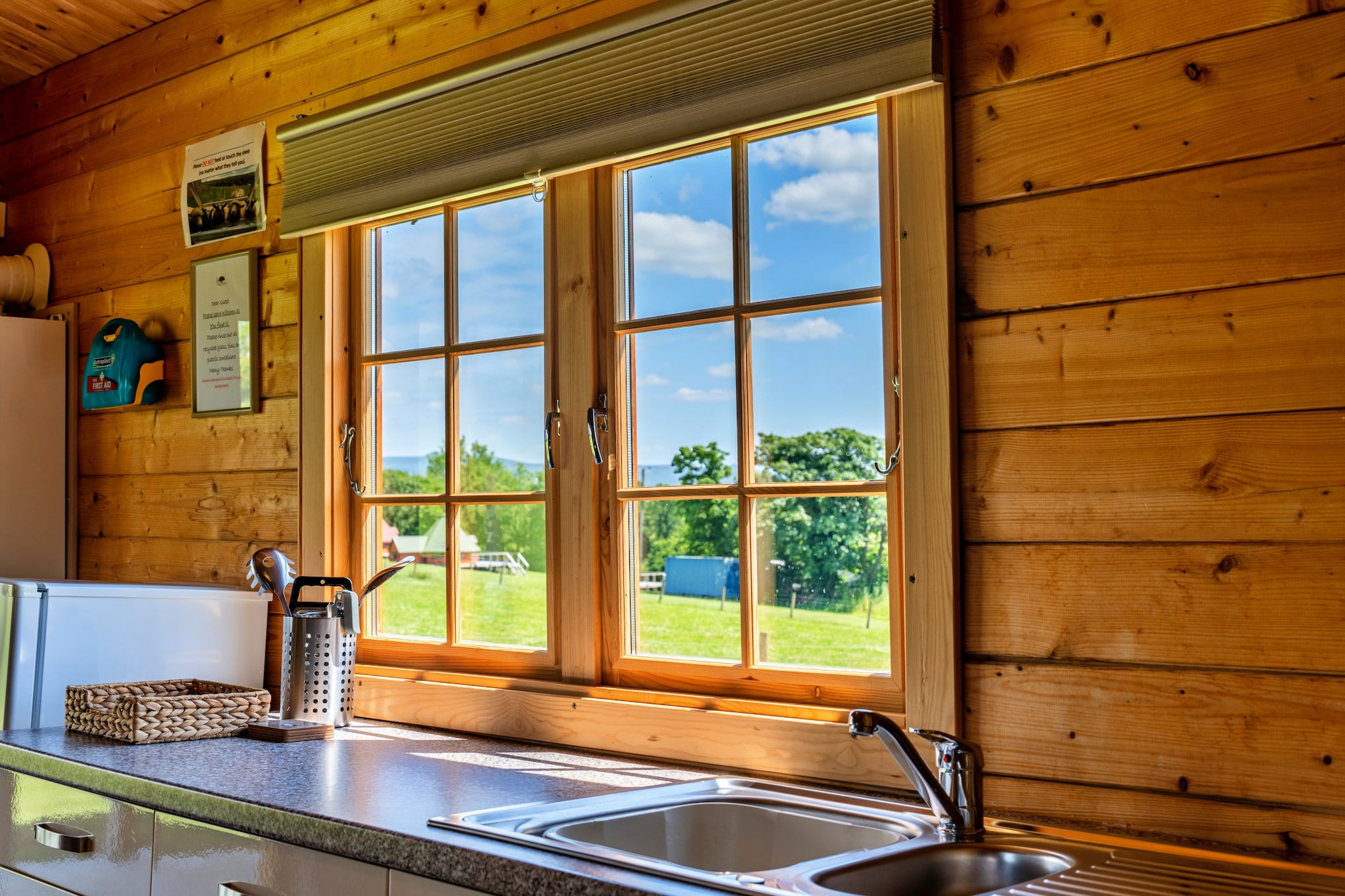 Moor View Cabin-Keuken