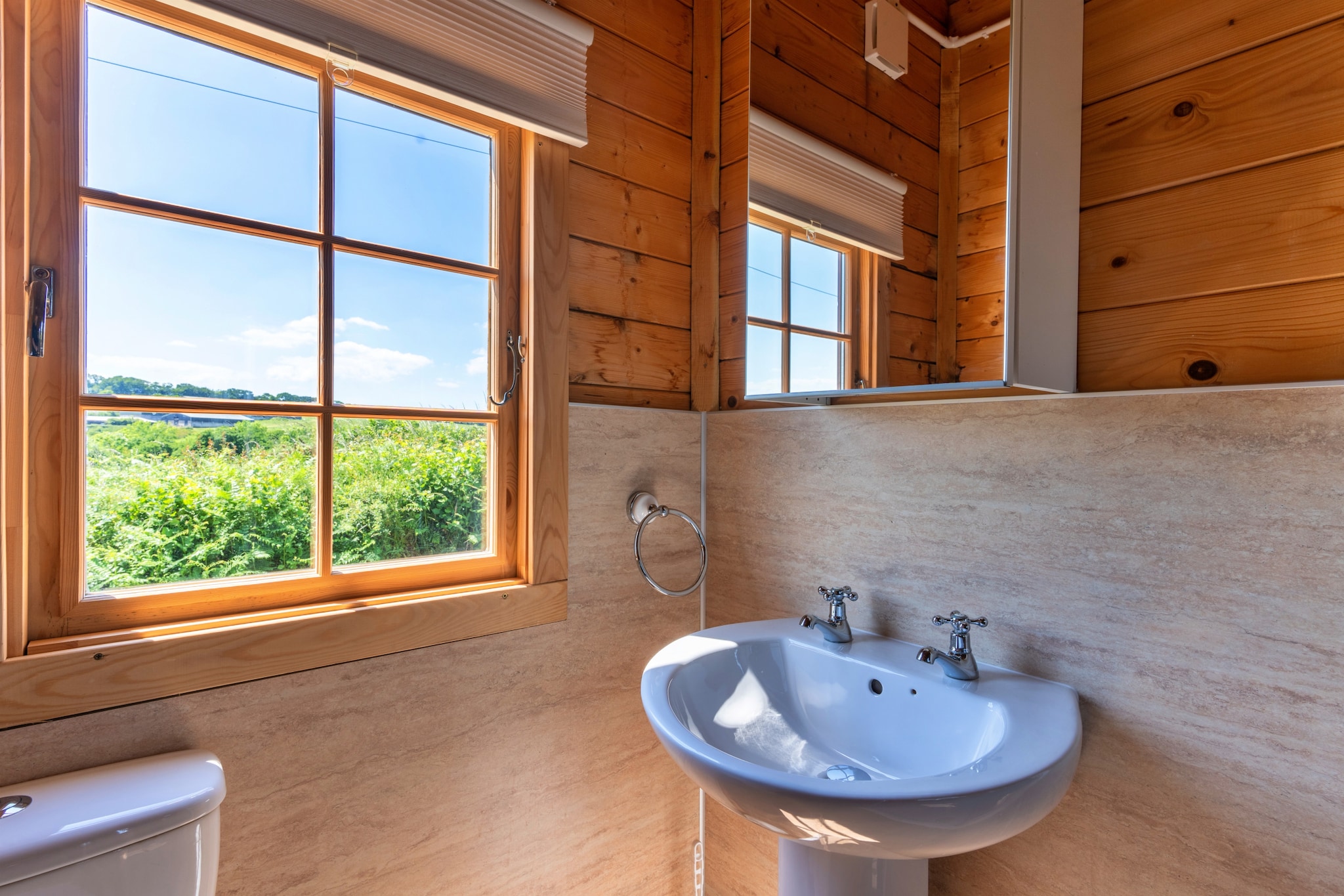 Moor View Cabin-Badkamer