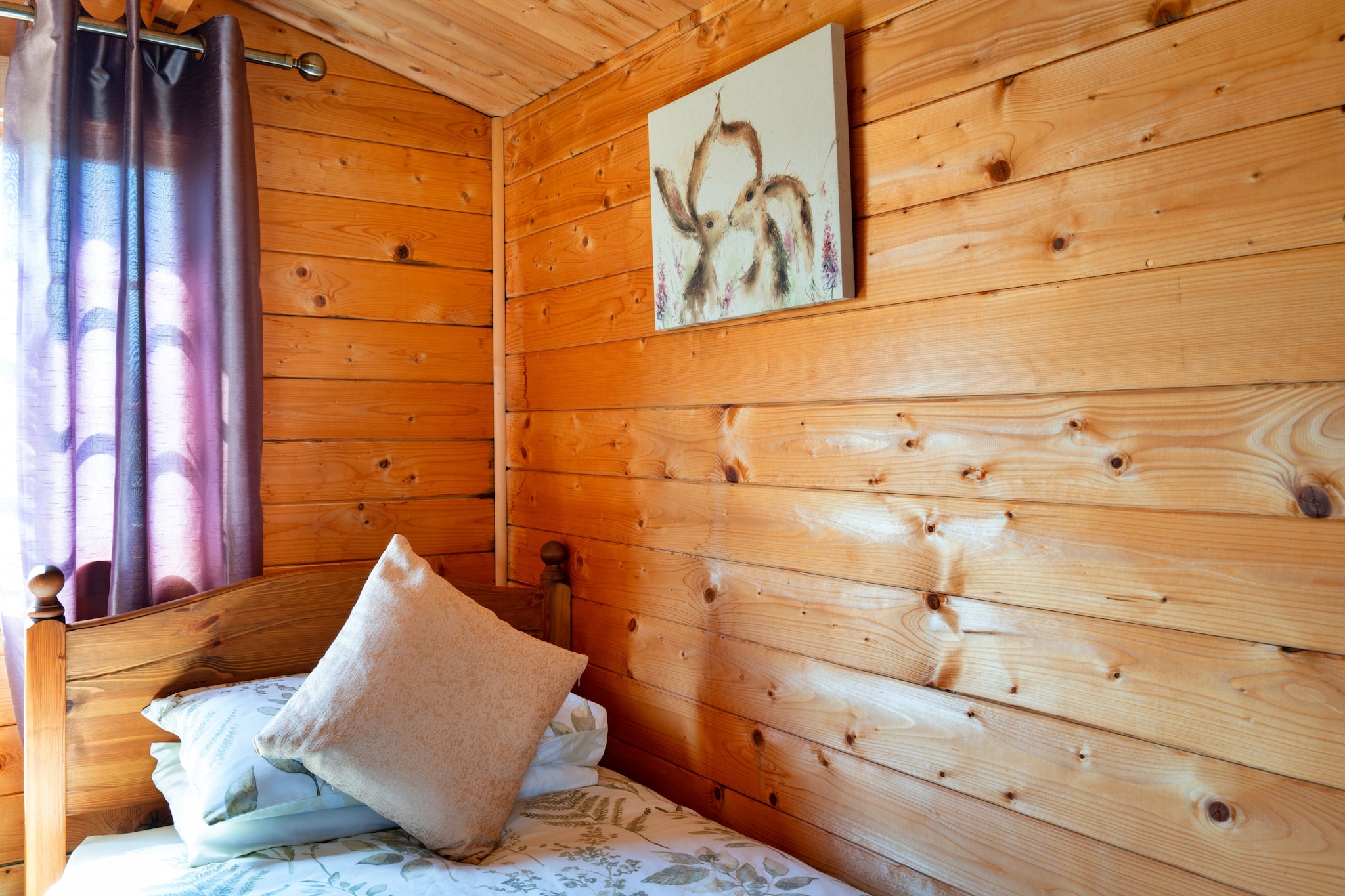 Moor View Cabin-Slaapkamer