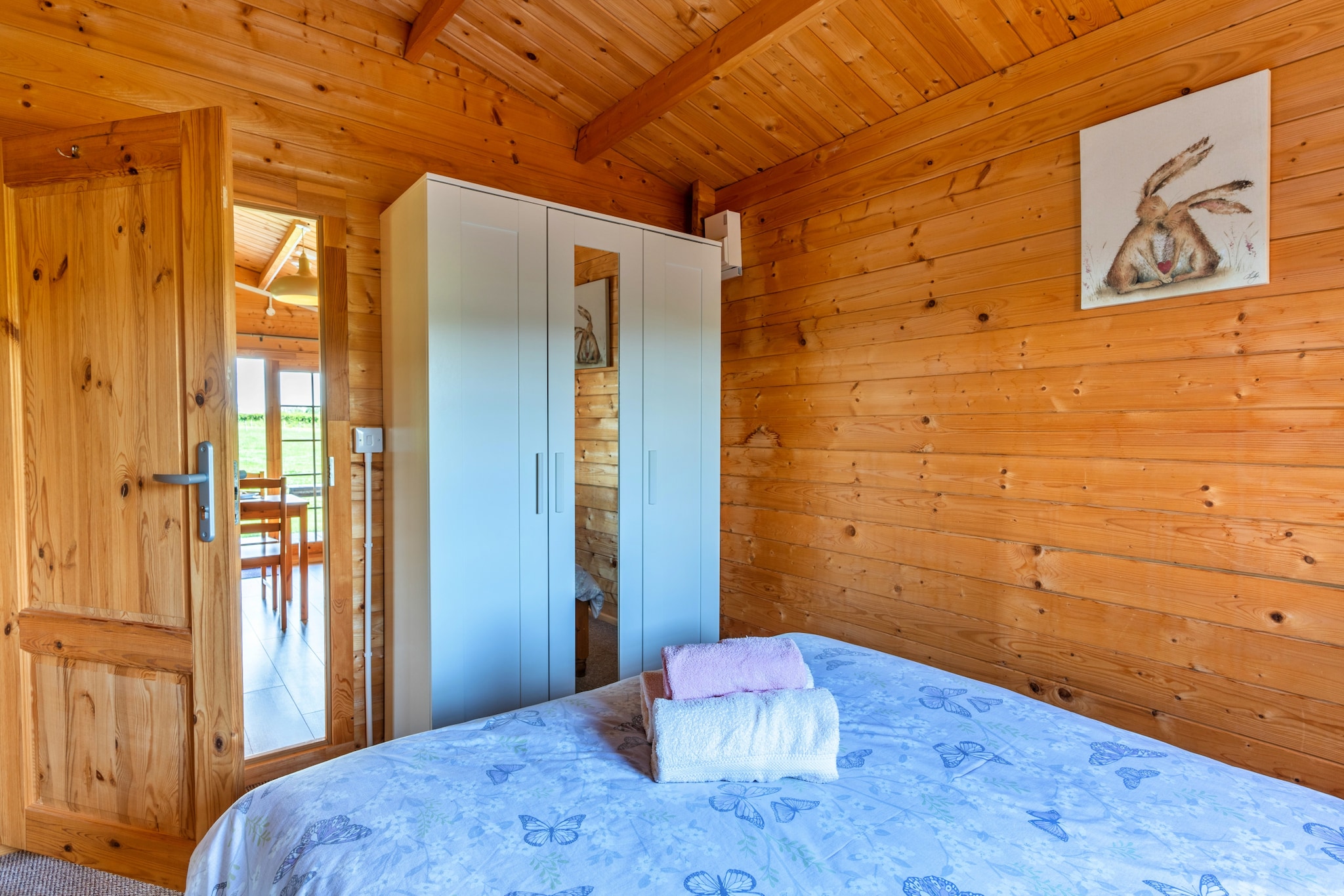 Moor View Cabin-Slaapkamer