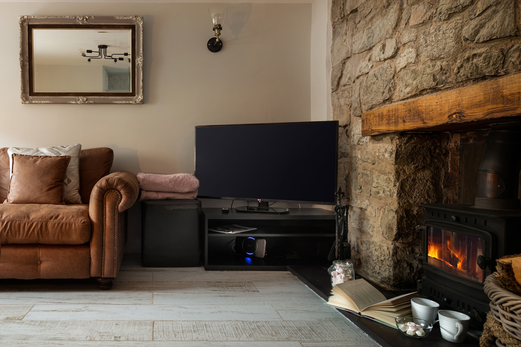 Esmor Cottage-Woonkamer