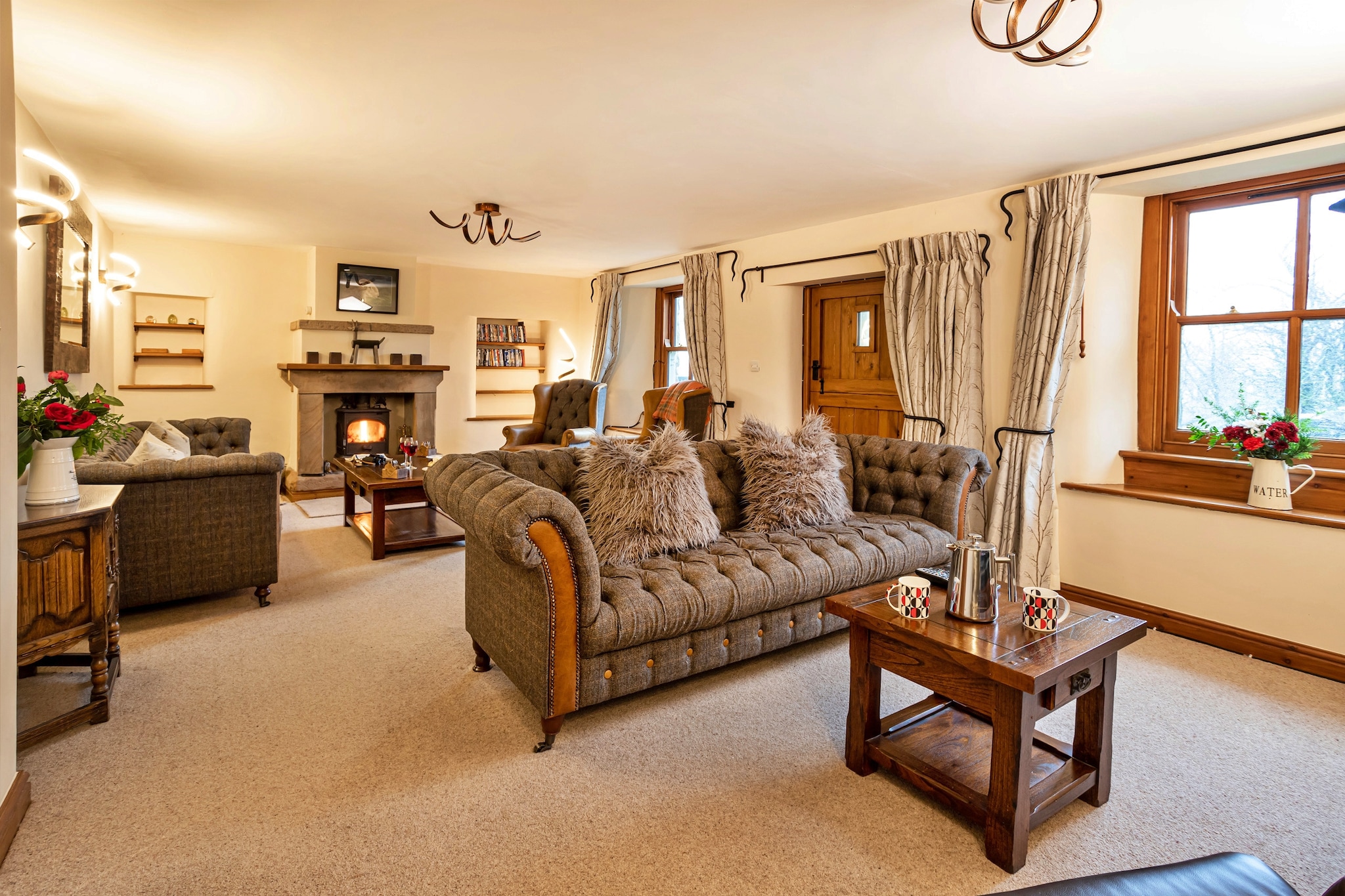 Bretherdale Hall-Living room