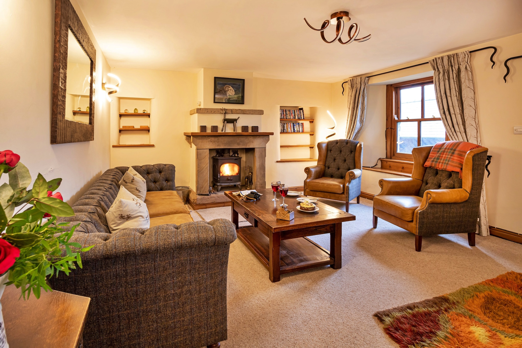 Bretherdale Hall-Living room