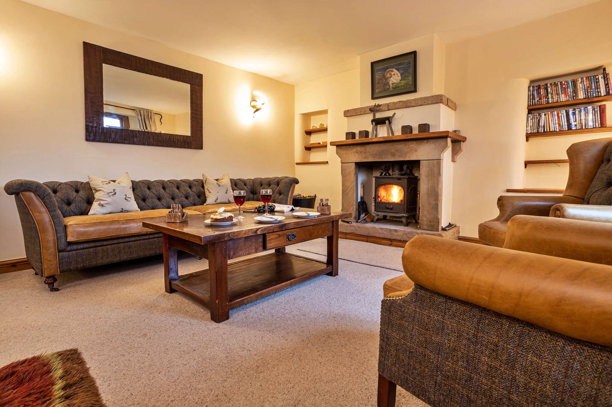 Bretherdale Hall-Living room
