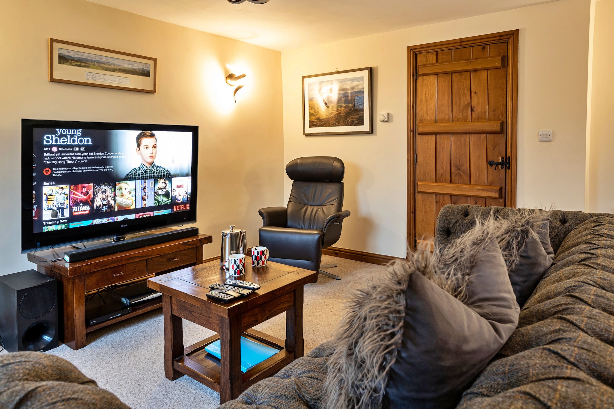 Bretherdale Hall-Living room