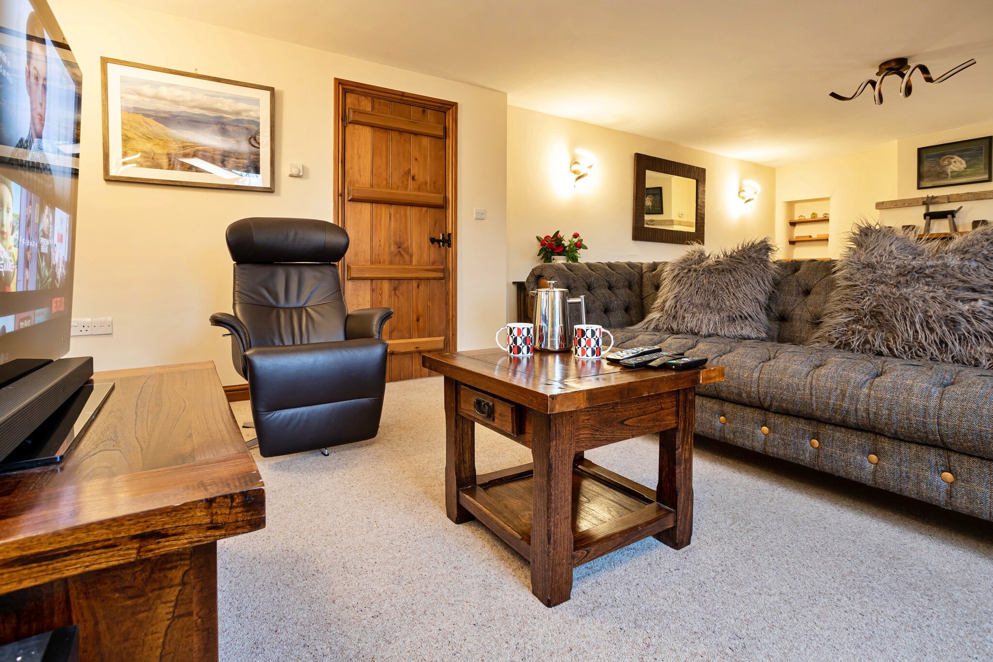 Bretherdale Hall-Living room