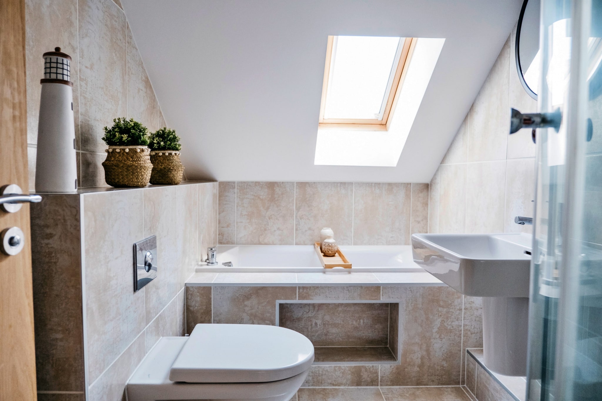 Tolcarne Stay - Luxury Newquay Apartment-Badkamer