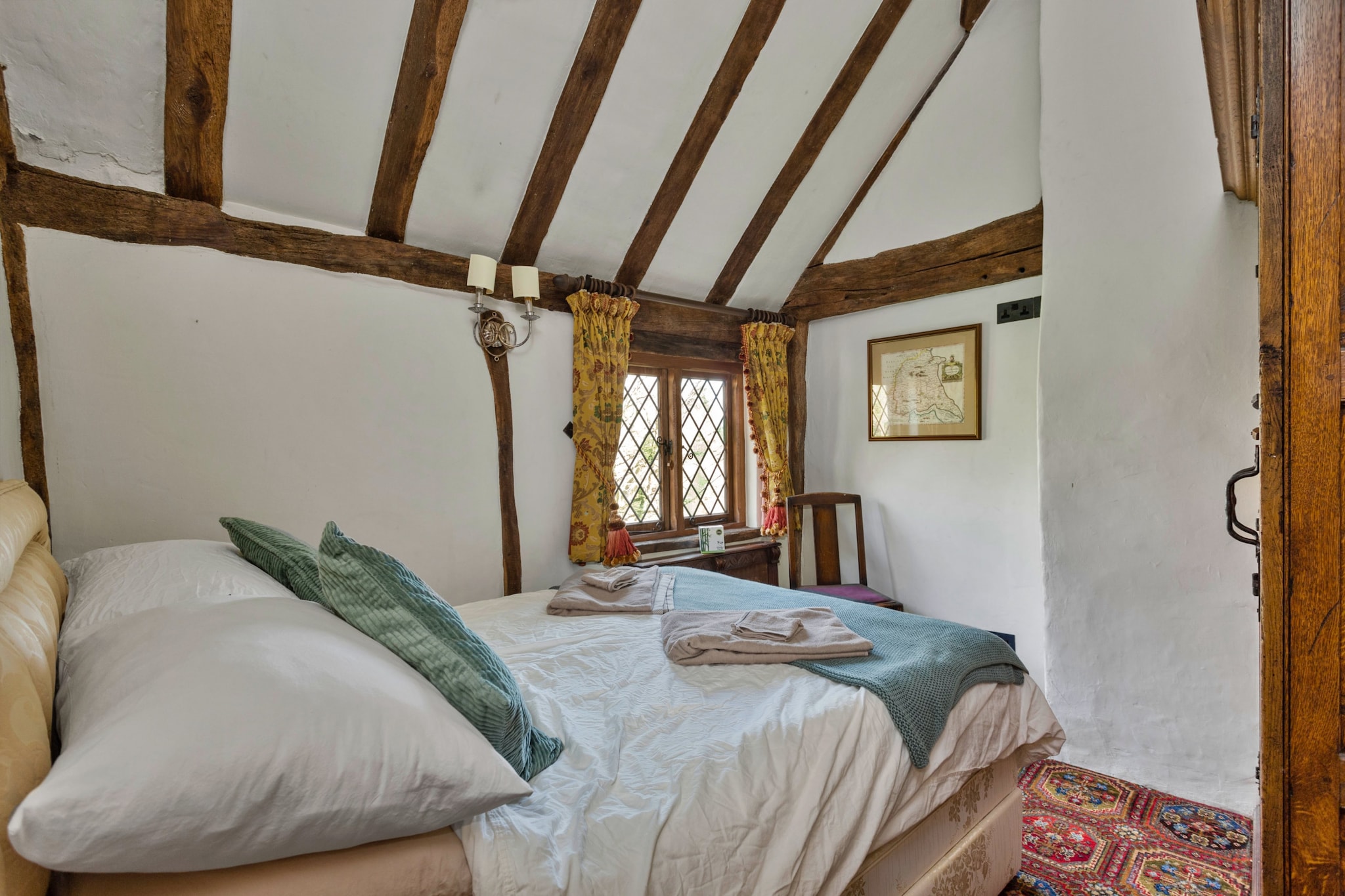 Sandhill Cottage with Hot Tub-Slaapkamer