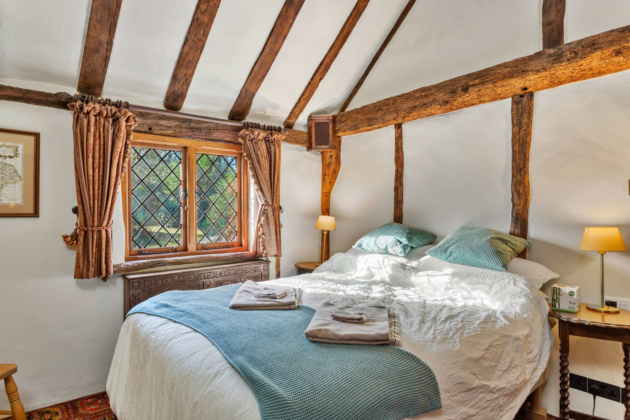 Sandhill Cottage with Hot Tub-Slaapkamer