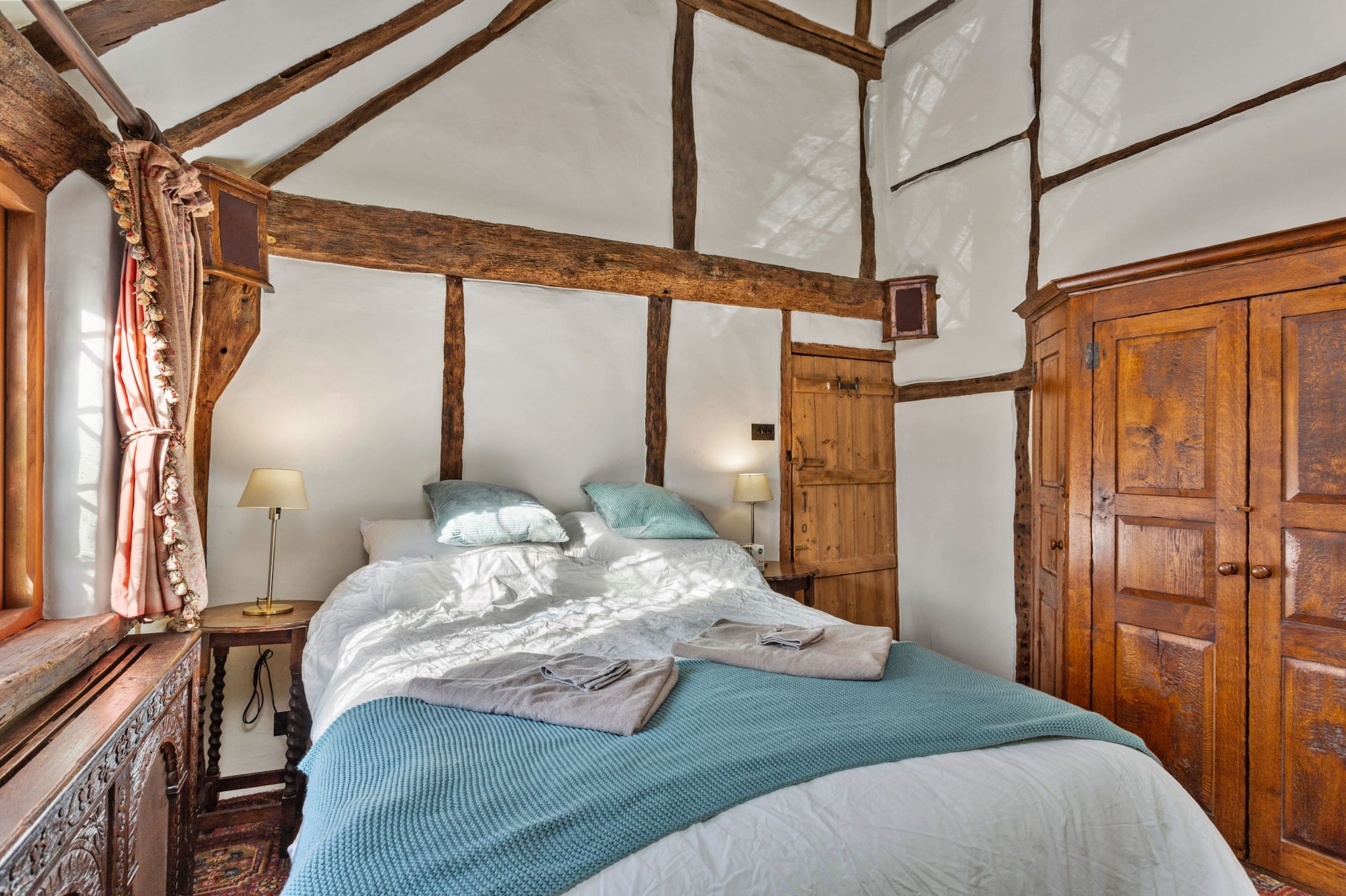 Sandhill Cottage with Hot Tub-Slaapkamer