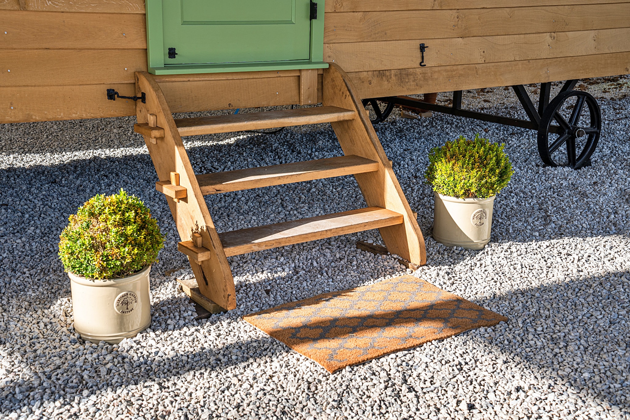 The Shepherd's Hut at Northcombe Farm-Buitenlucht