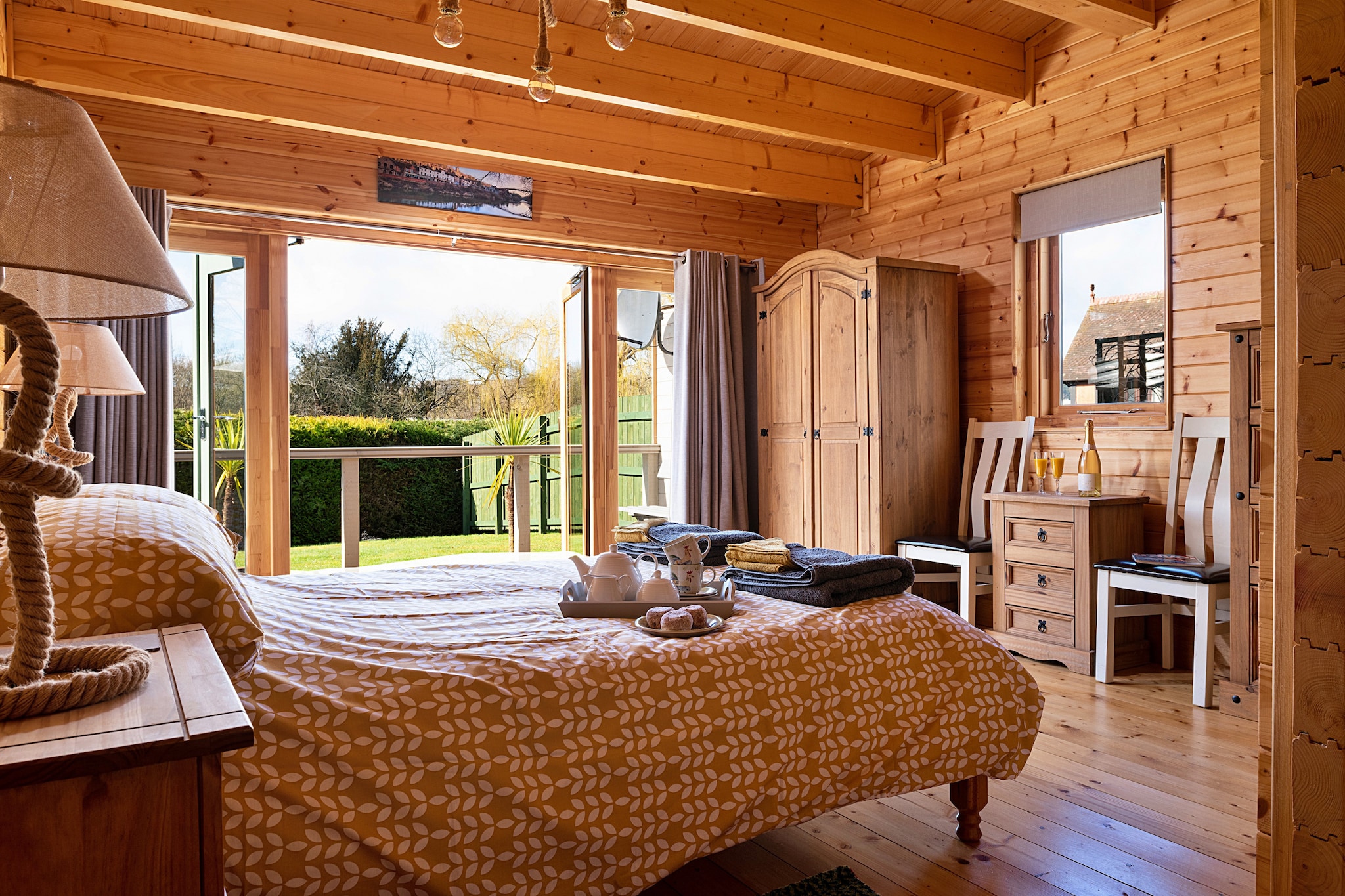 Garden Lodge-Slaapkamer