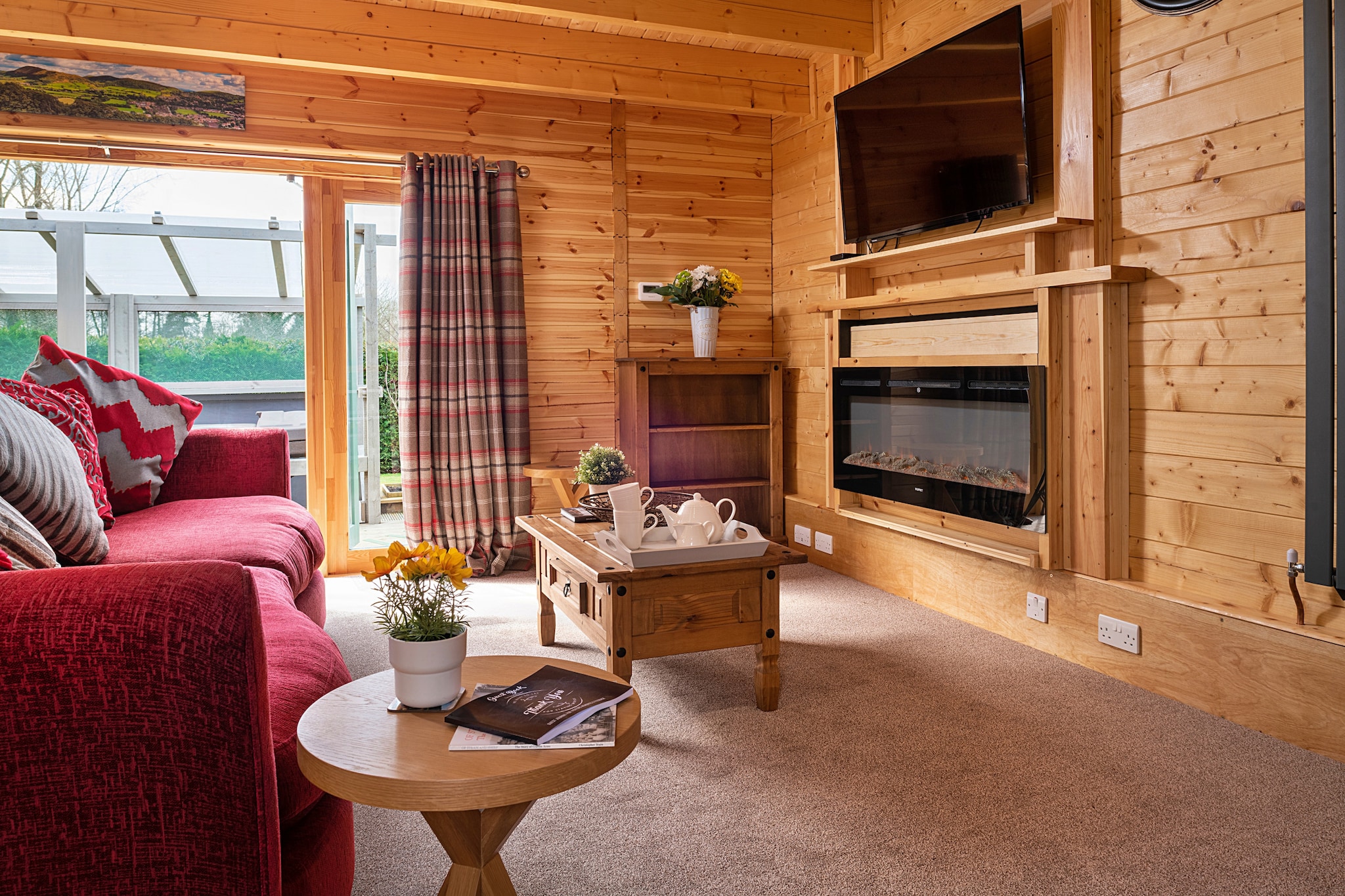 Garden Lodge-Woonkamer