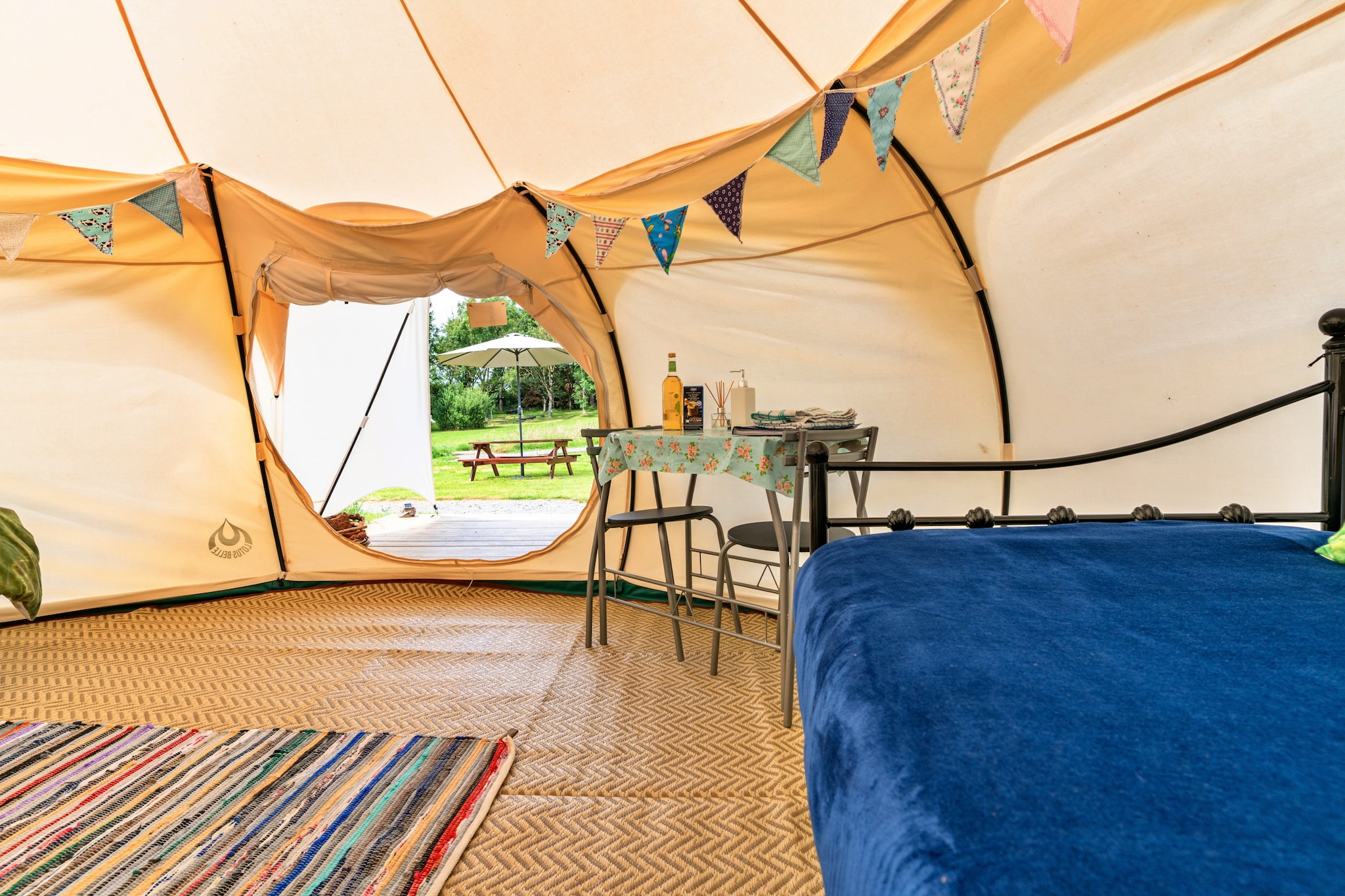Bell Tent in North Devon near Stunning Beaches