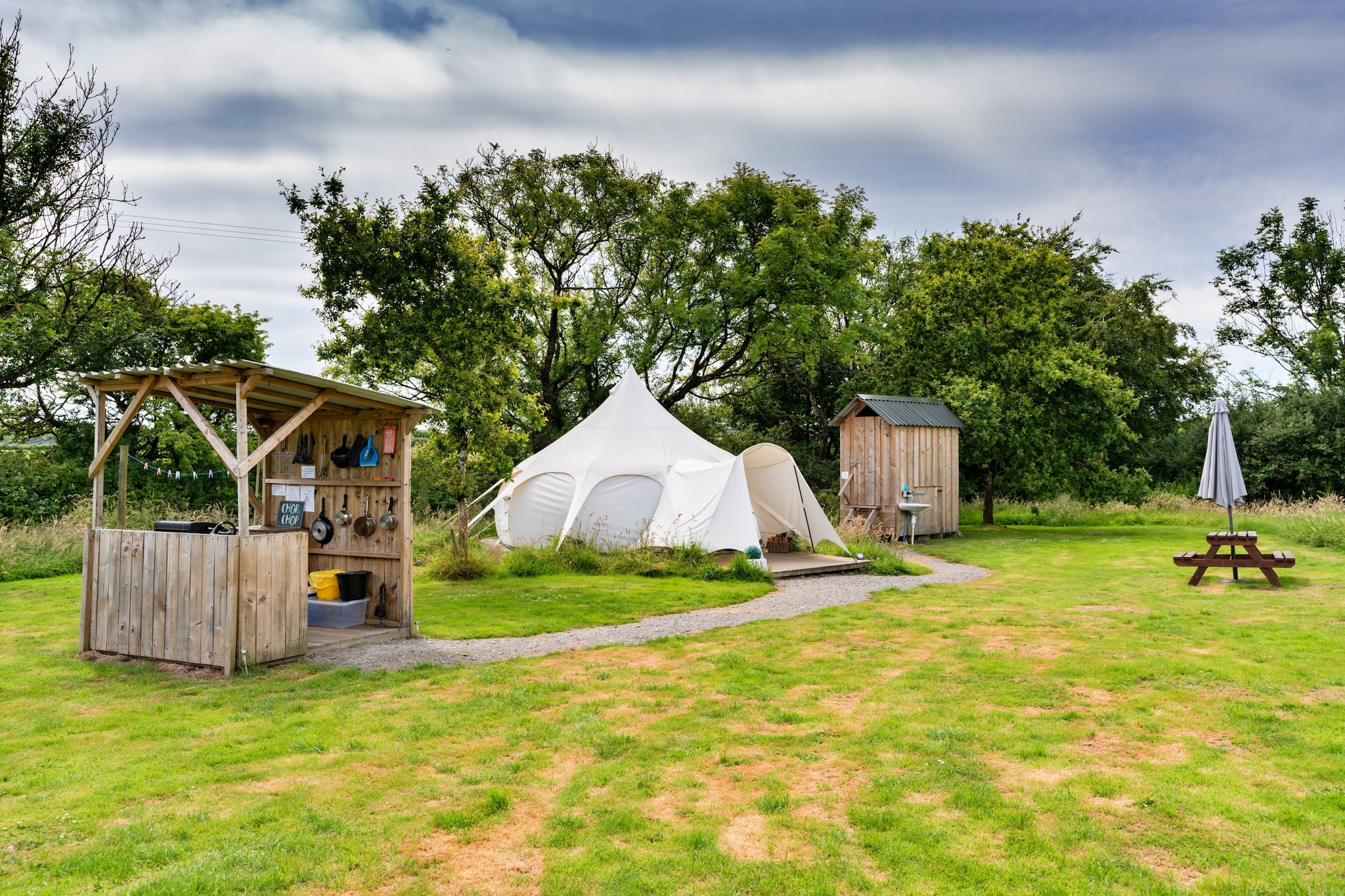 Oak Lotus Belle Tent-Buitenlucht