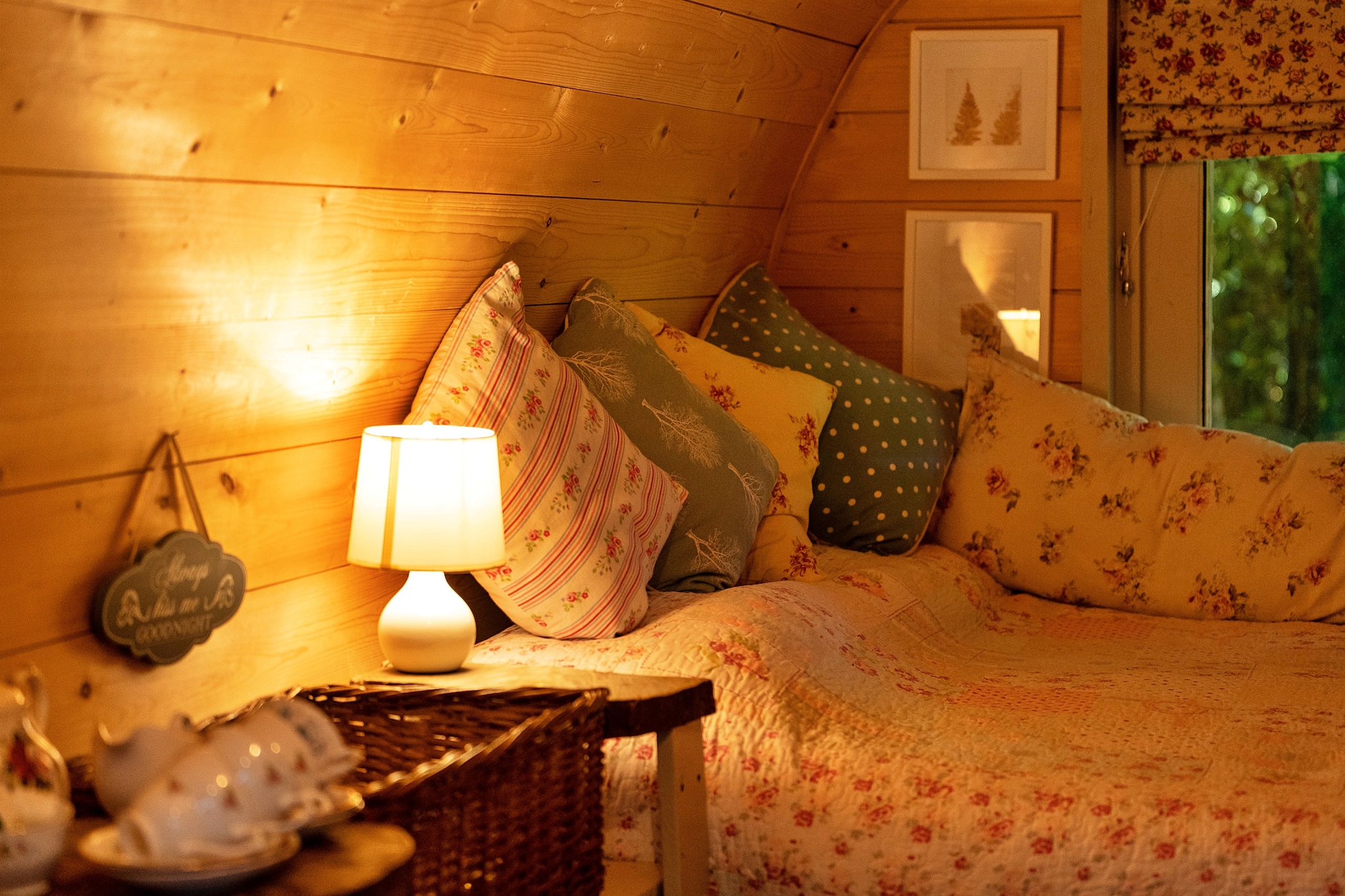 Daisy Glamping Pod-Slaapkamer