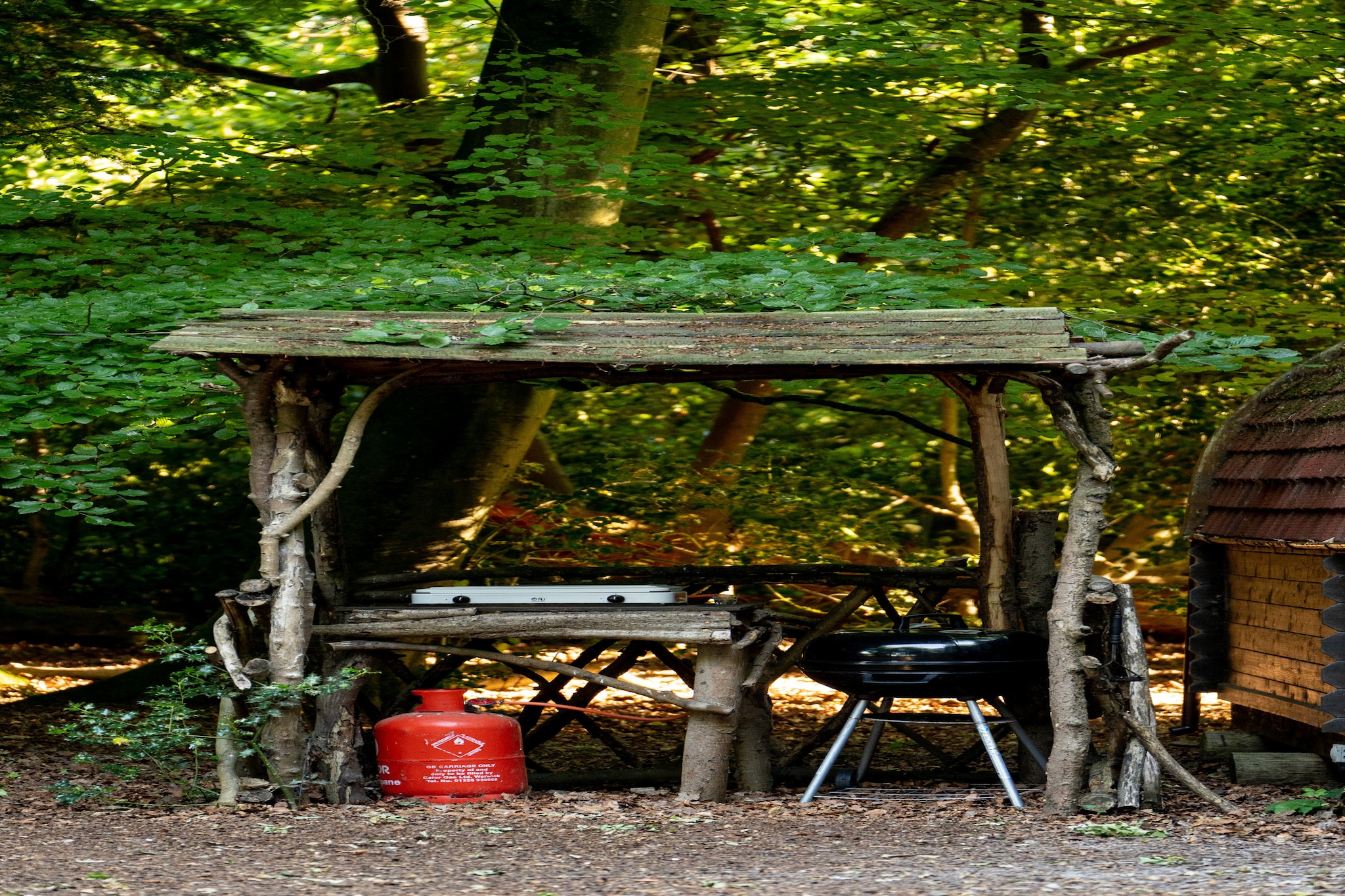 Daisy Glamping Pod-Terrasbalkon