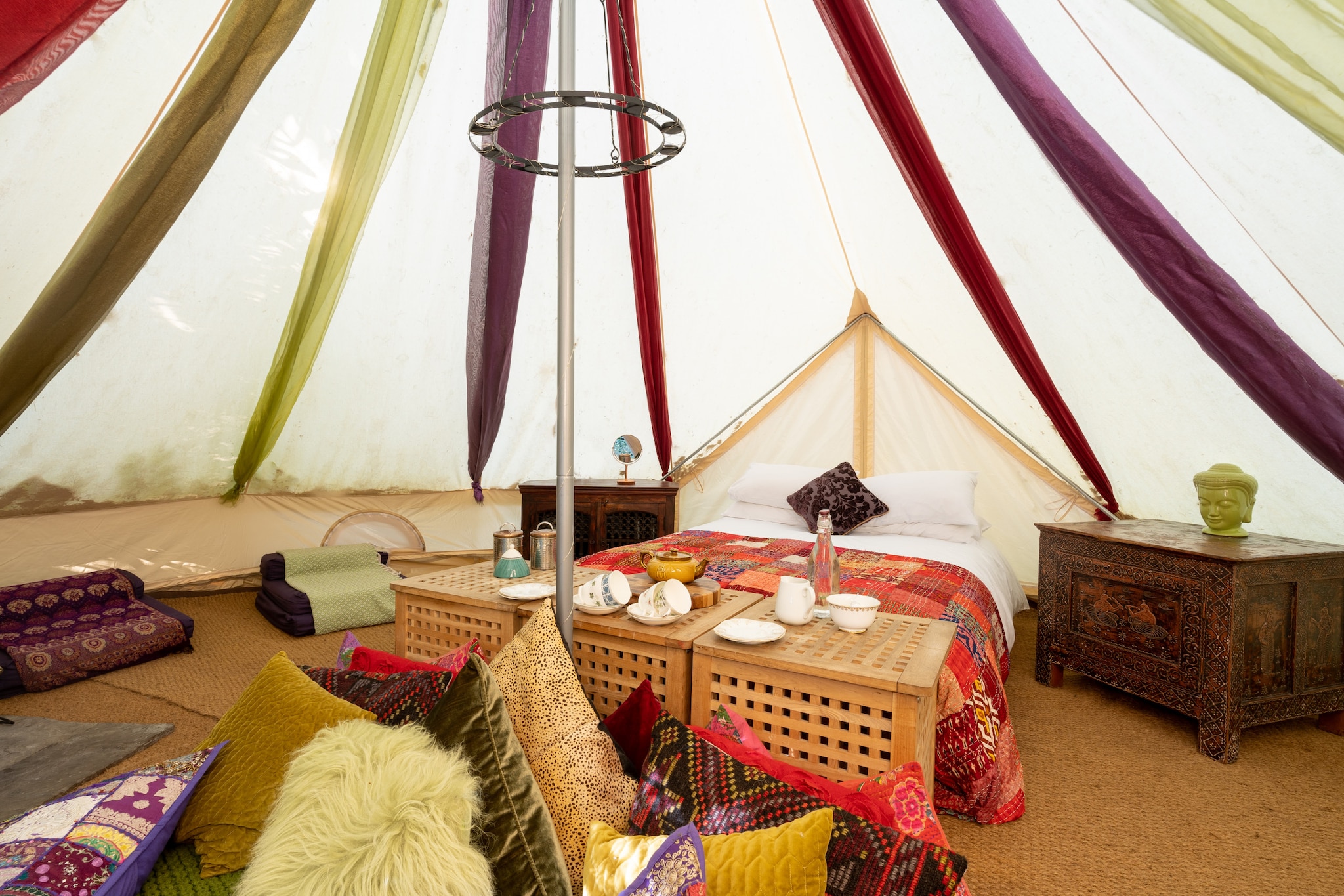 Bedouin Bell Tent-Slaapkamer