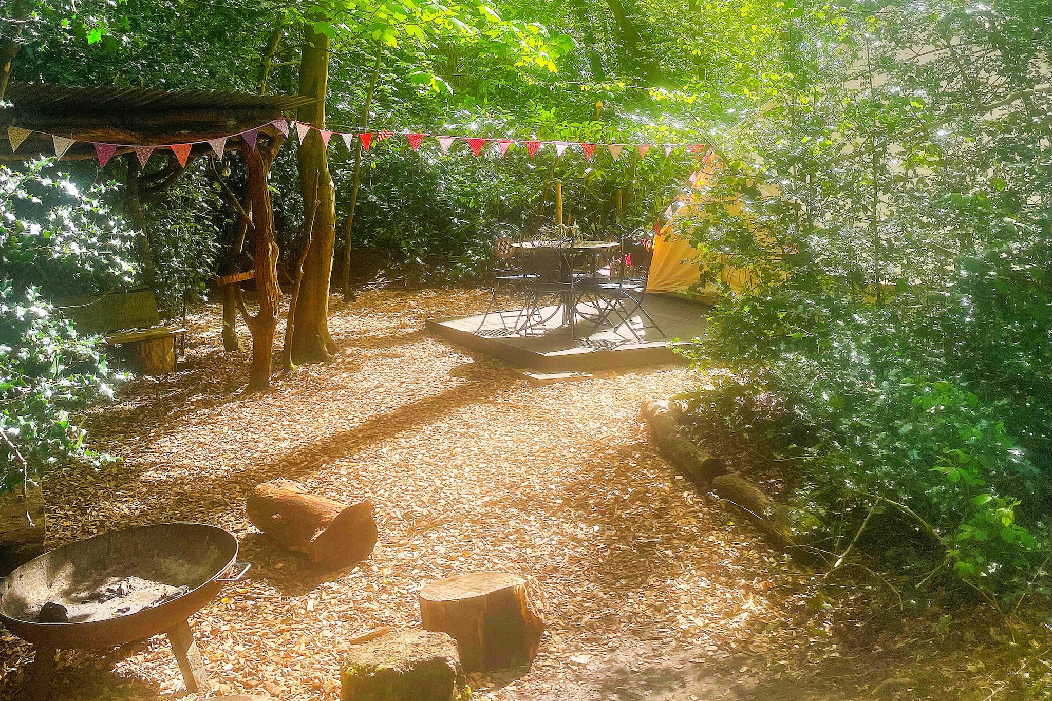 Bedouin Bell Tent-Tuinen zomer