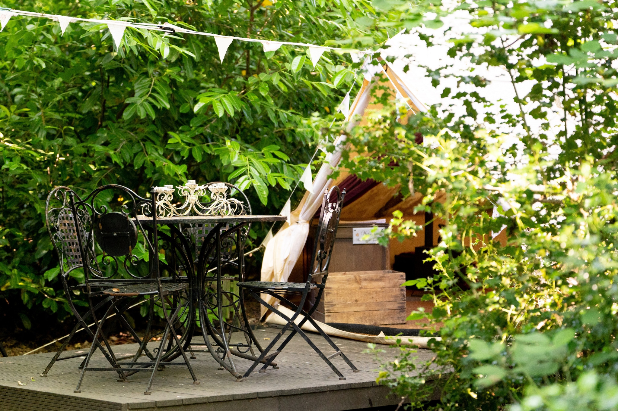 Bedouin Bell Tent-Terrasbalkon
