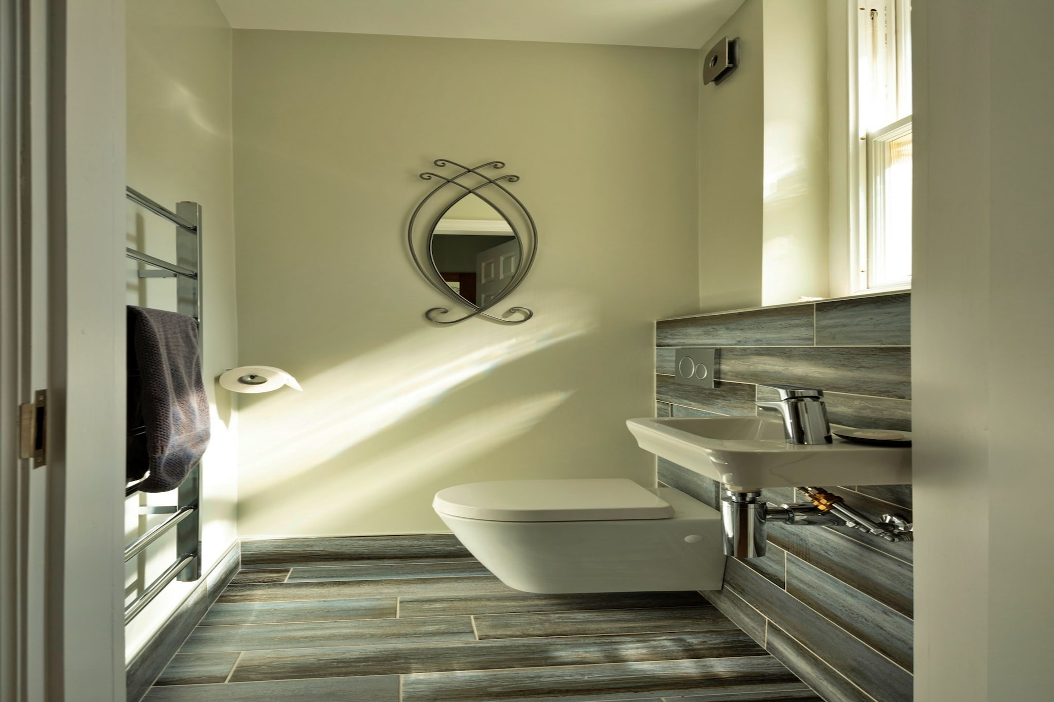 The Old Post Office Apartment 1-Badkamer