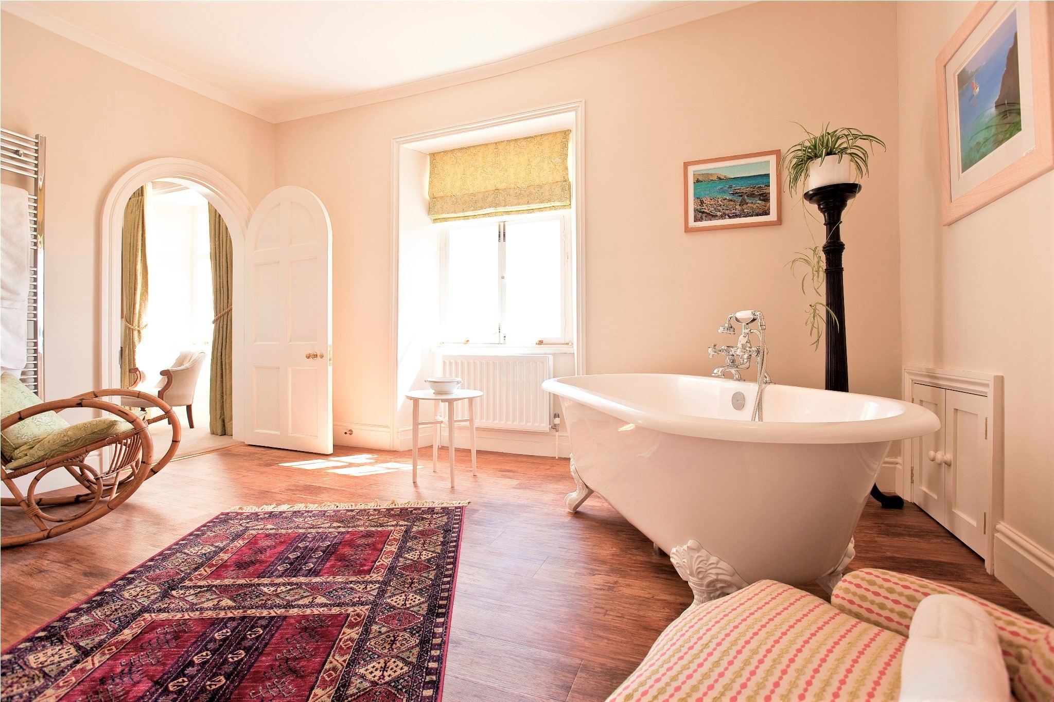 Historic Castle on River Tamar-Badkamer