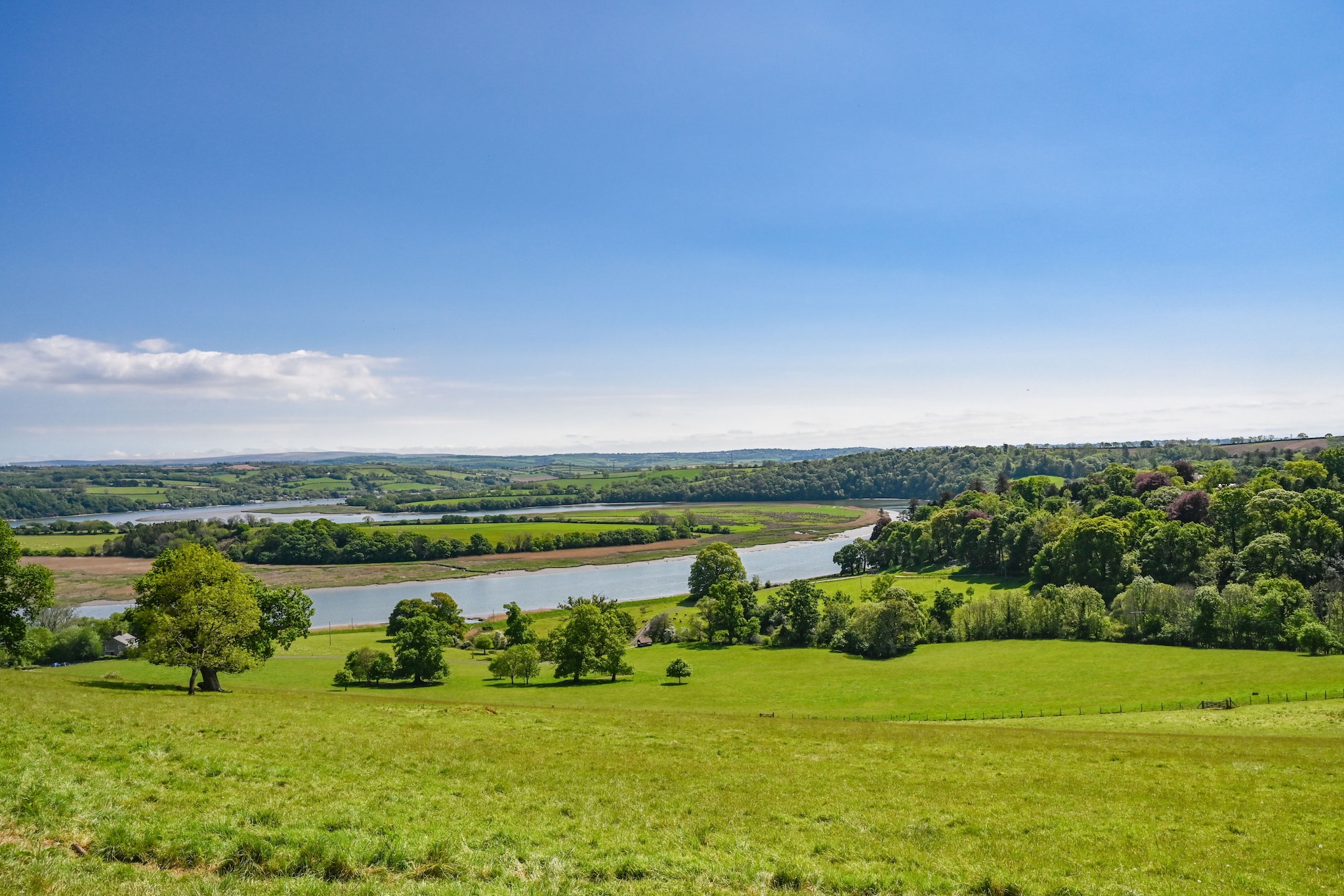 Historic Castle on River Tamar-Tuinen zomer